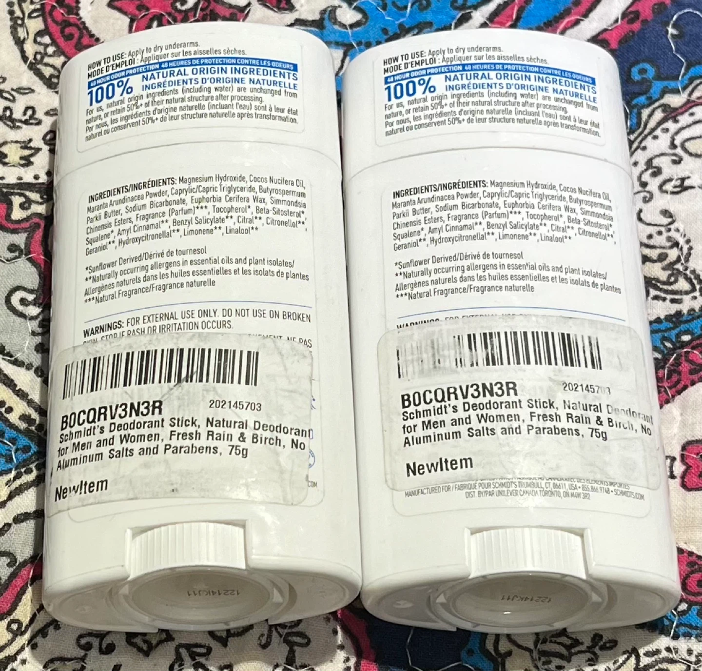 Schmidt's Fresh Rain & Birch Deodorant, 75g - photo 2