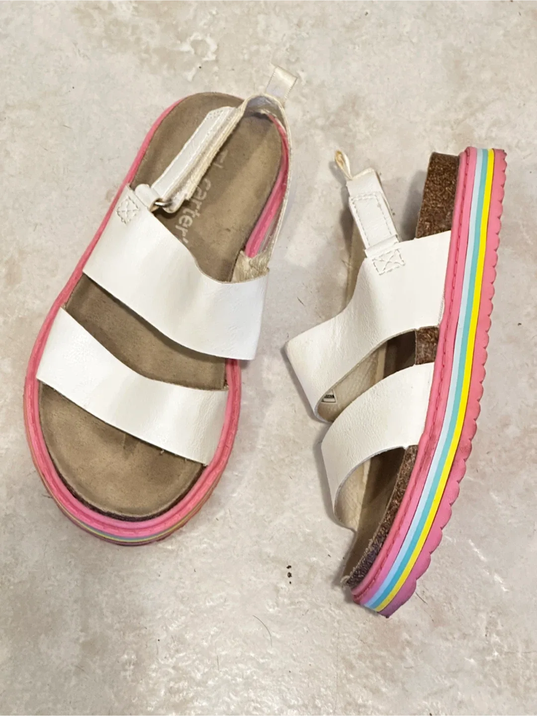 Carter's Kids White Sandals - Size 11