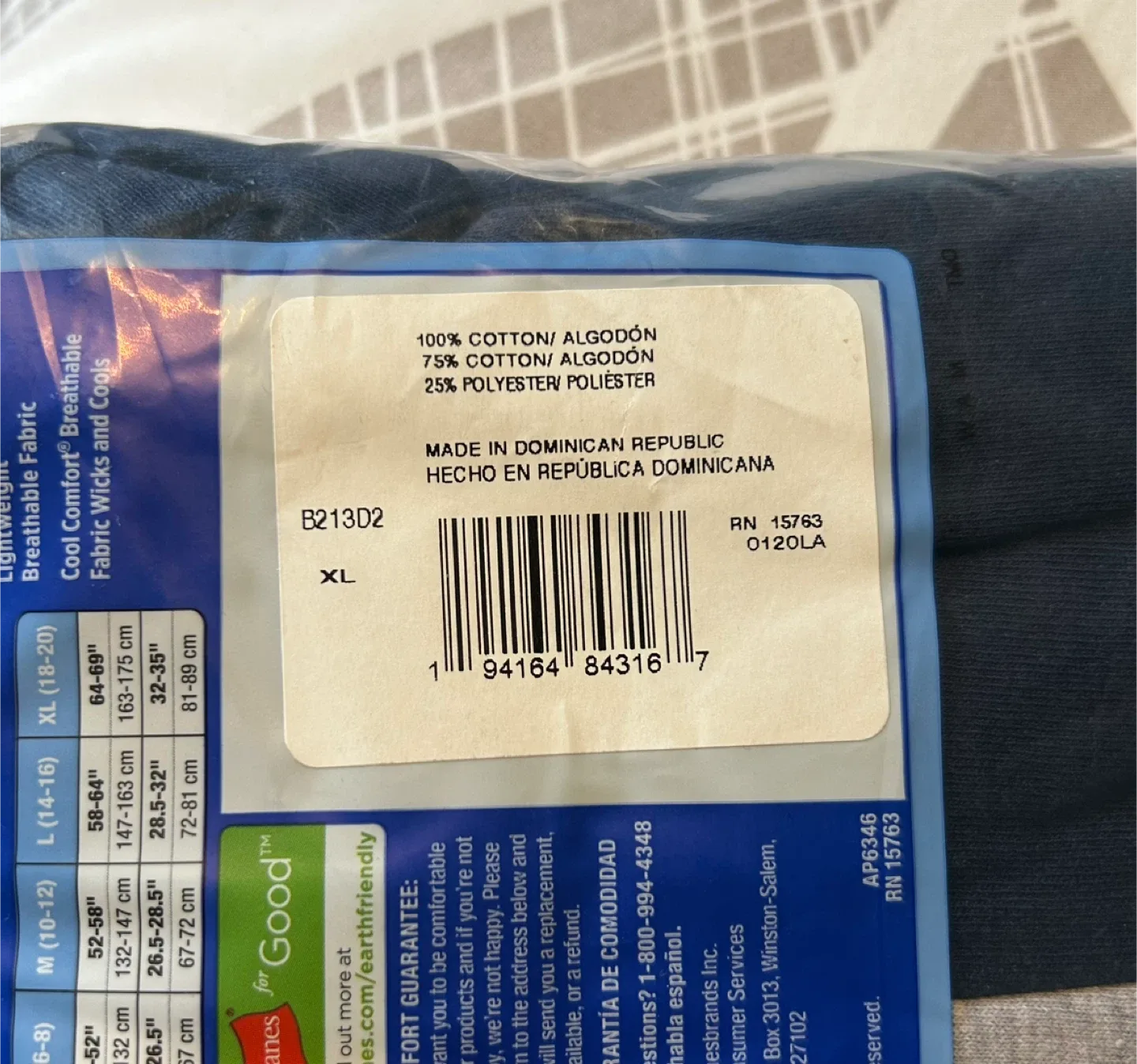 🔥🆕🔥Hanes Boys’ Tagless T-Shirts 2-Pack - Gray and Black image indicator(5)