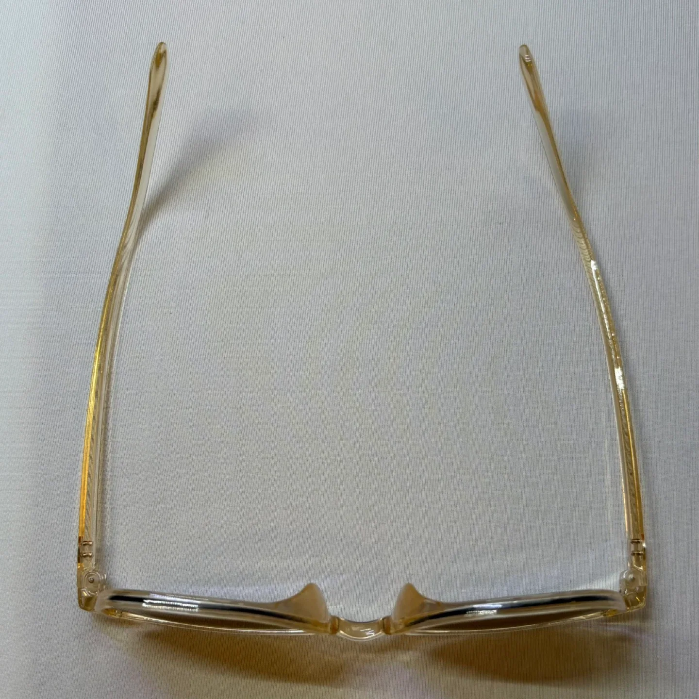 Meet Glasses Clear Nude Square Sunglasses Brown Gradient Lens 2 image indicator(5)