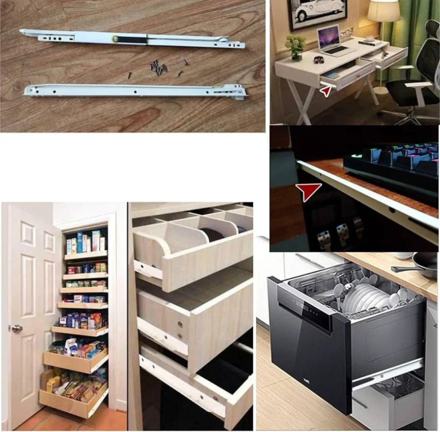 Drawer Slides Hardware Set image indicator(3)