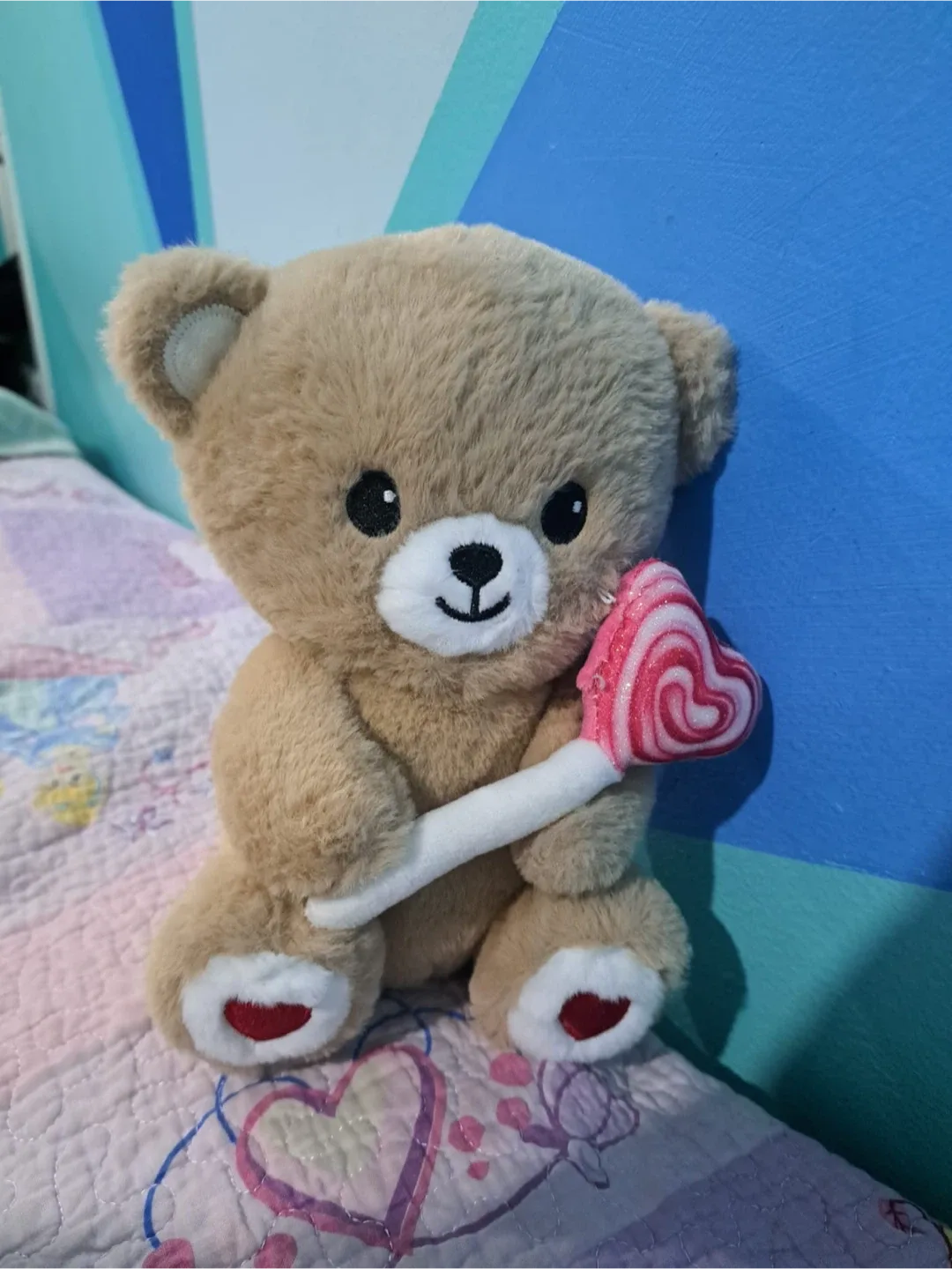 Cute Teddy Bear with Lollipop