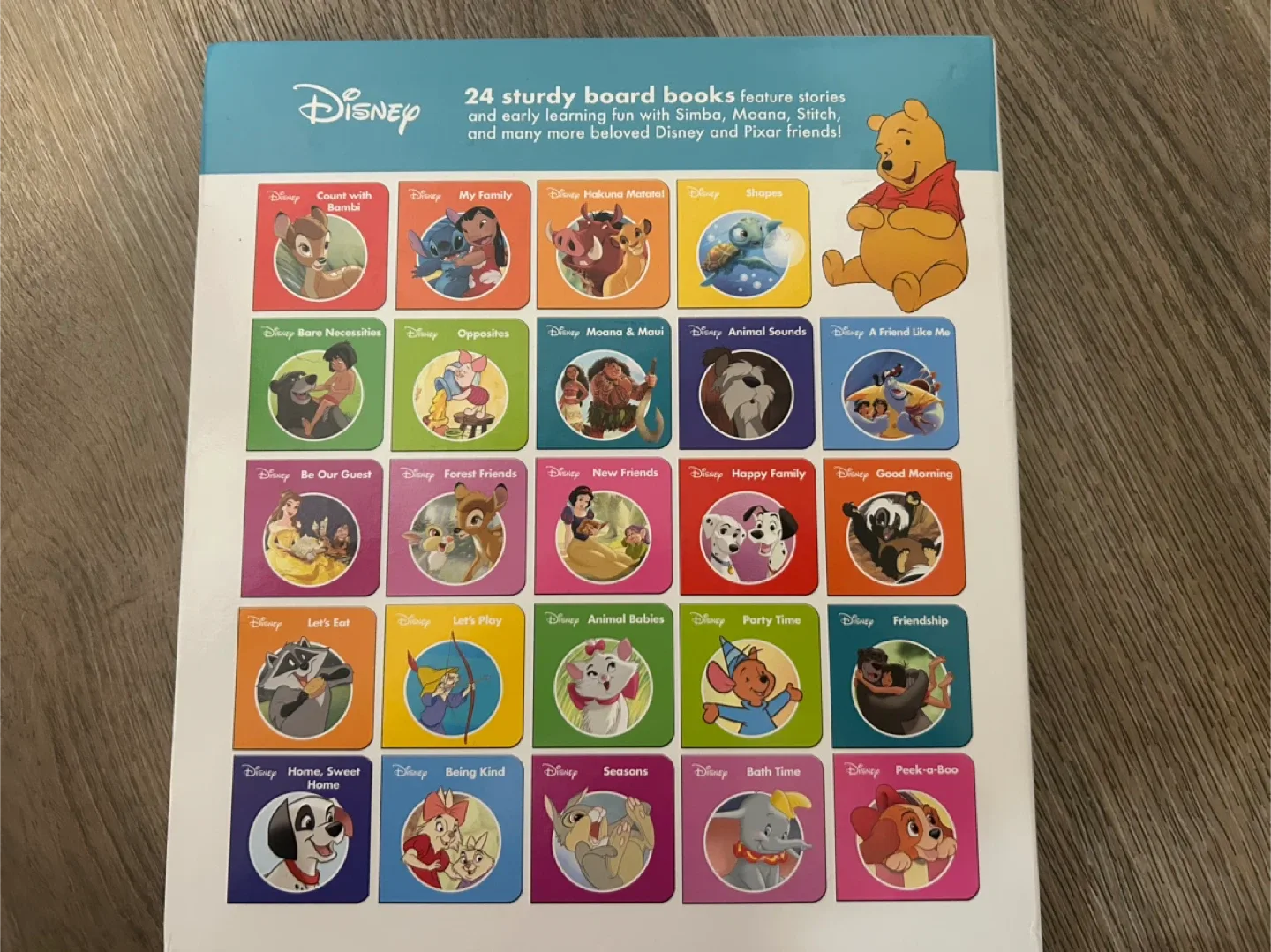 Disney Deluxe 24 mini board Book Set image indicator(10)