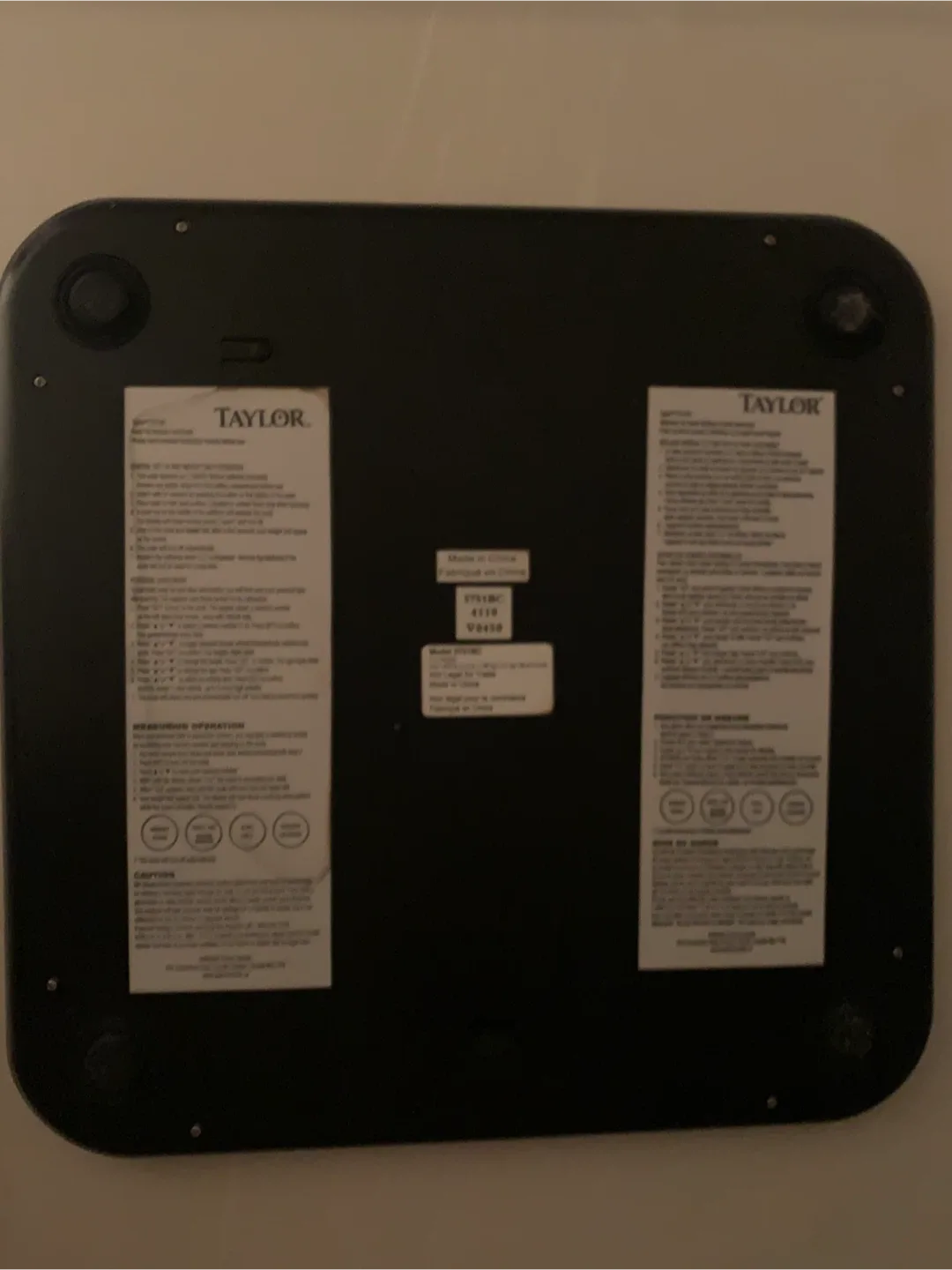 Taylor Digital Body Weight Scale image indicator(2)