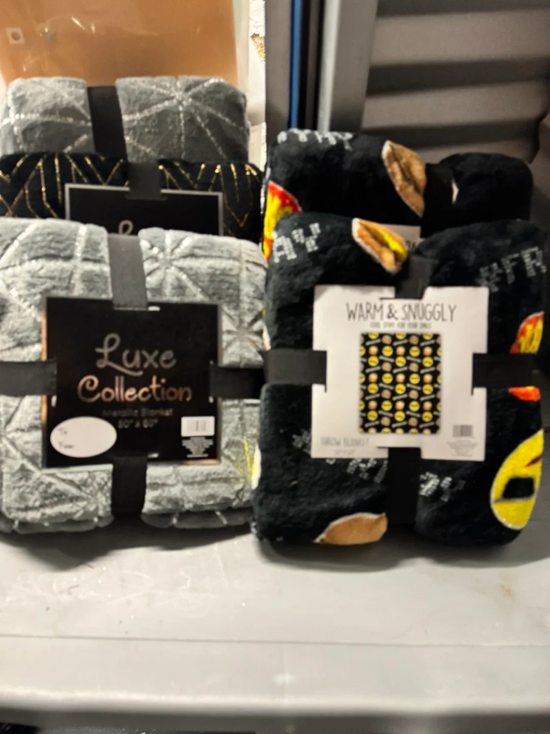 Luxe Collection Metallic Blanket 50" x 60"