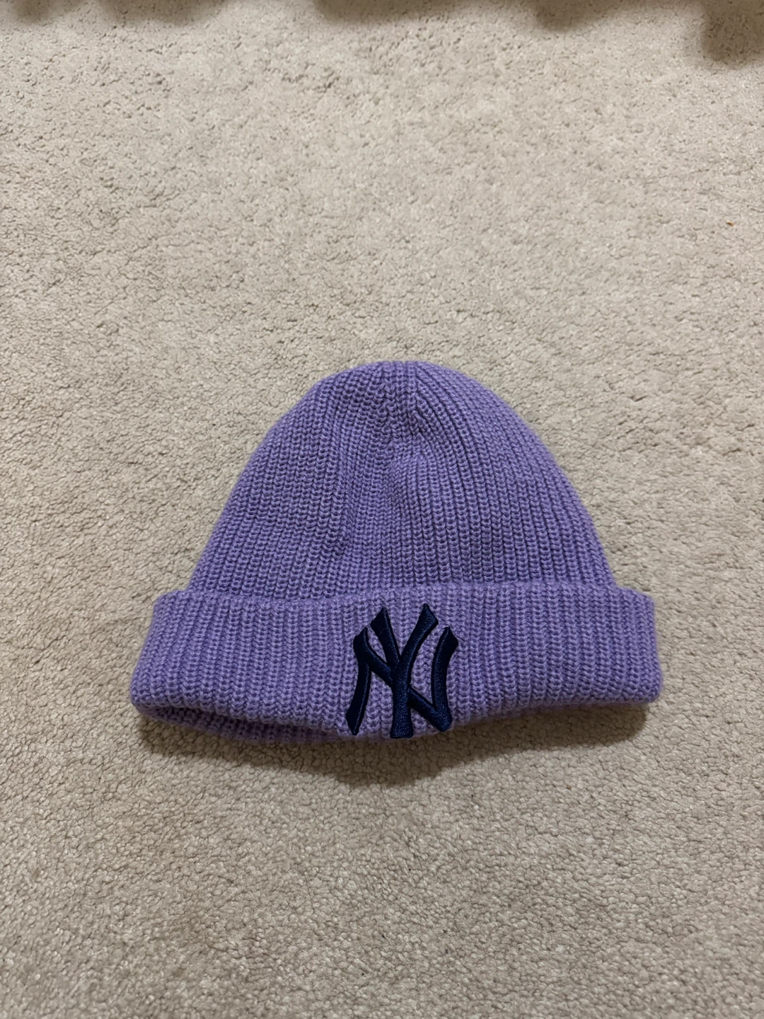 MLB New York Yankees Purple Beanie