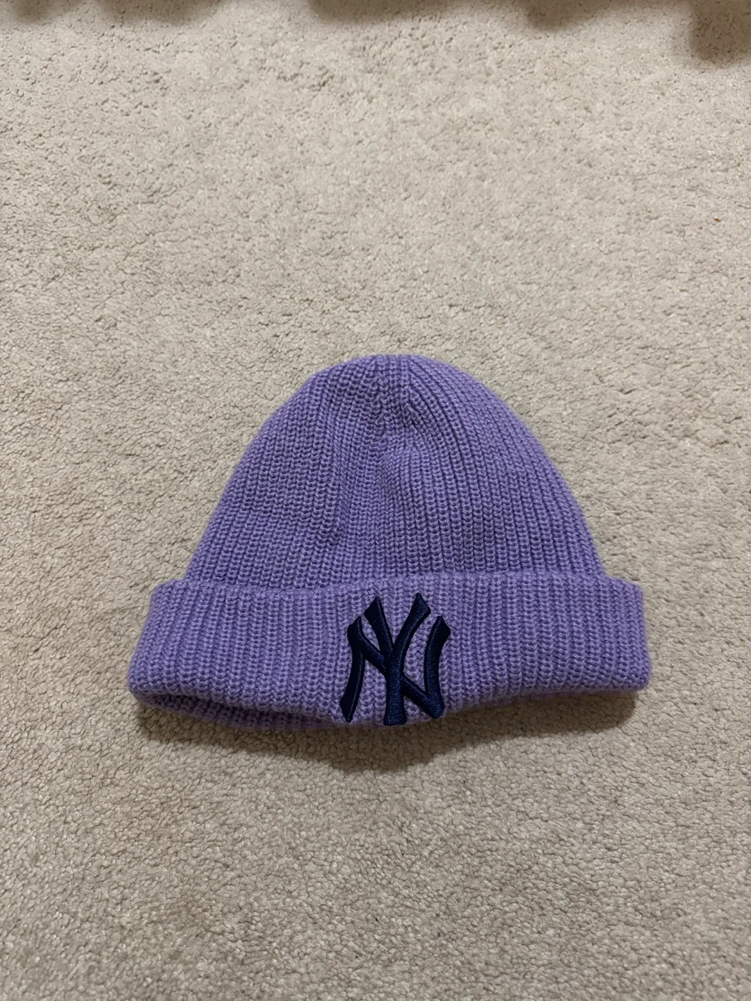 MLB New York Yankees Purple Beanie