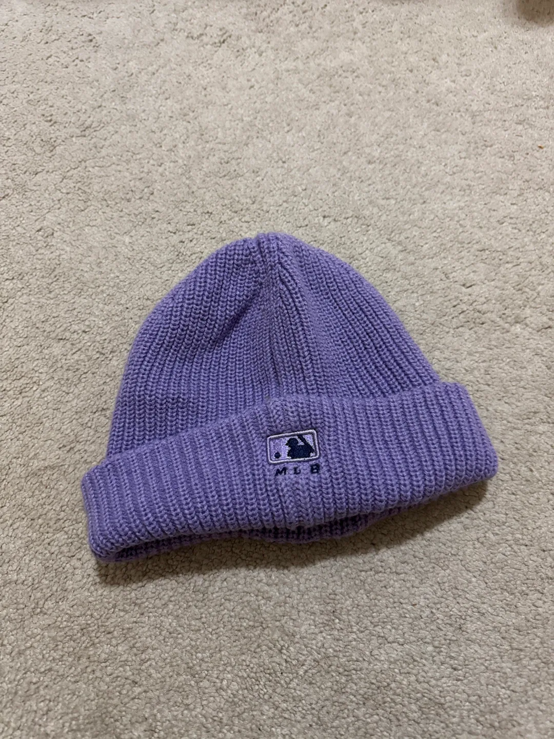 MLB New York Yankees Purple Beanie image indicator(2)