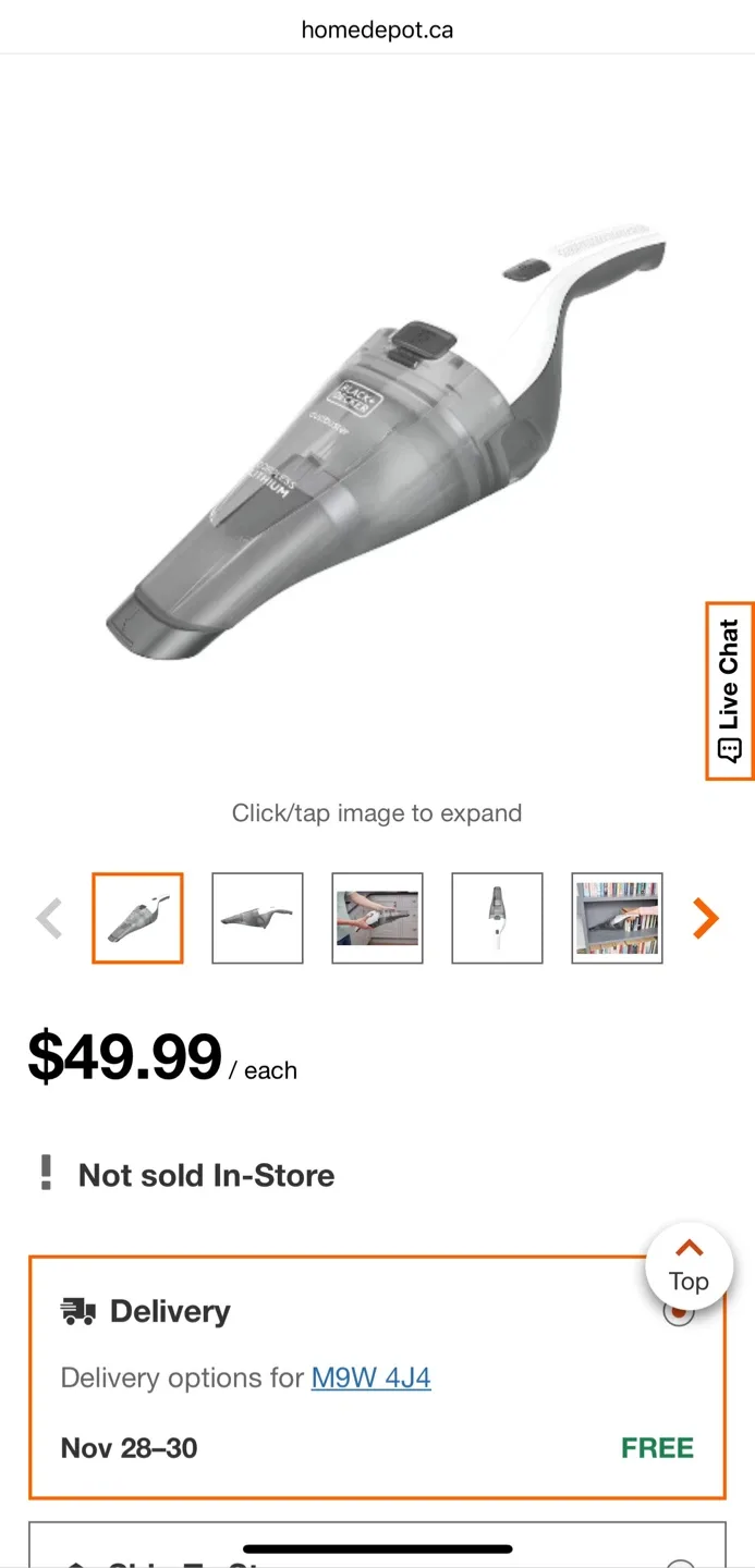 Black+Decker Dustbuster Cordless Lithium Vacuum image indicator(3)