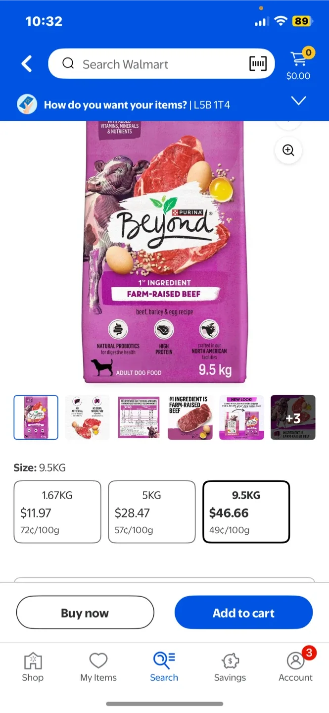 82lbs Dog Food Lot image indicator(2)