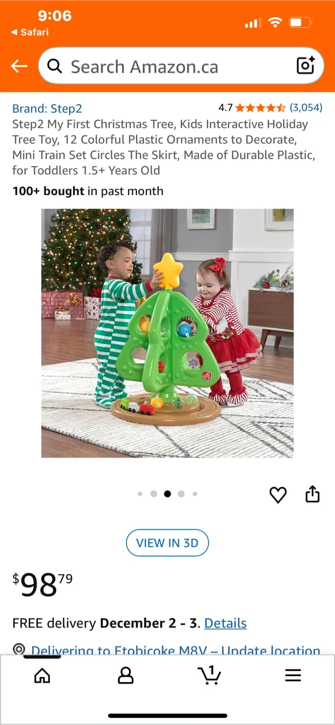 Step2 My First Christmas Tree, Kids Holiday Tree image indicator(5)