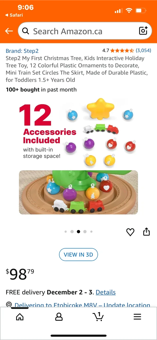 Step2 My First Christmas Tree, Kids Holiday Tree image indicator(4)