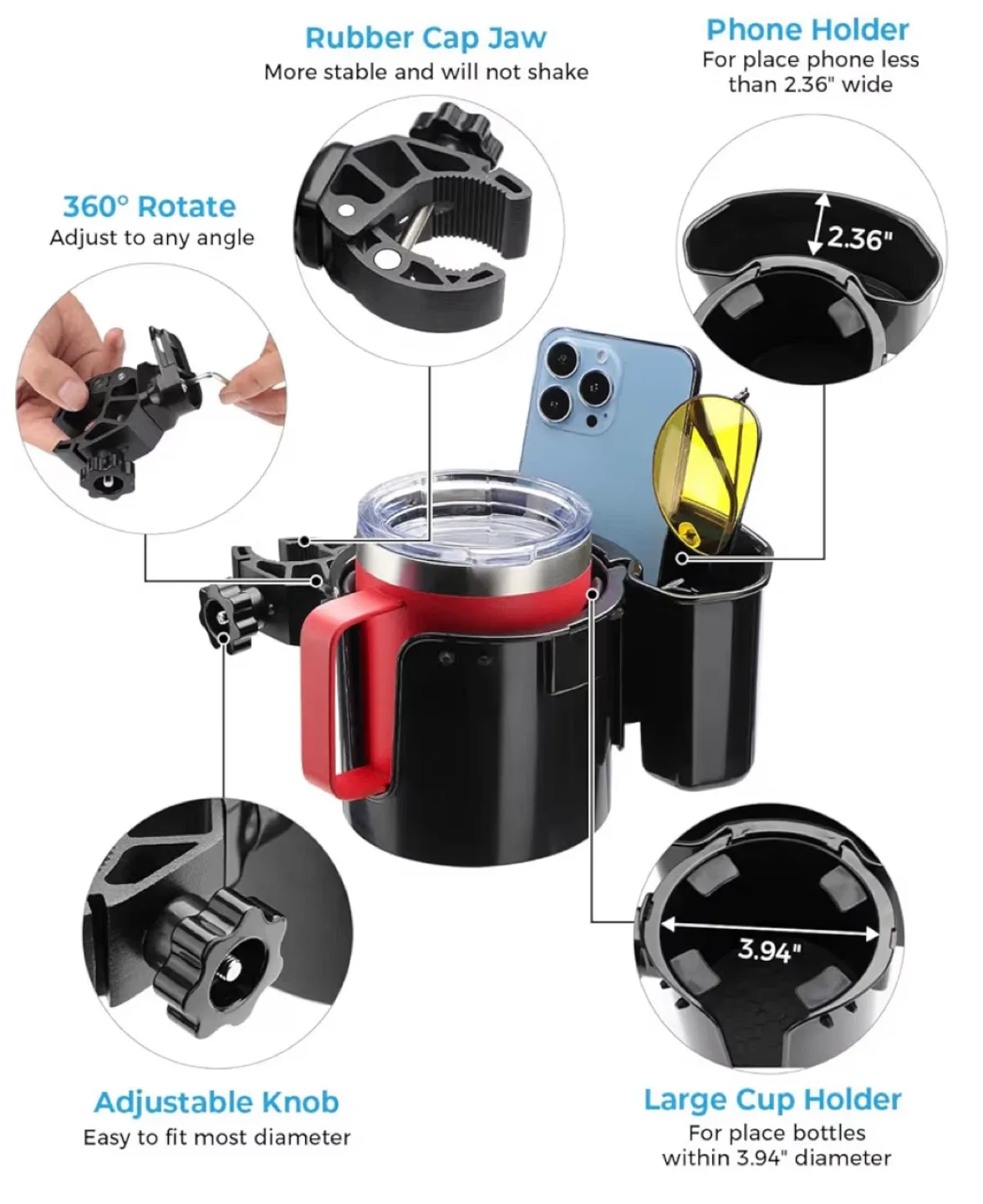 joytutus 2in 1 walker cup holder image indicator(5)