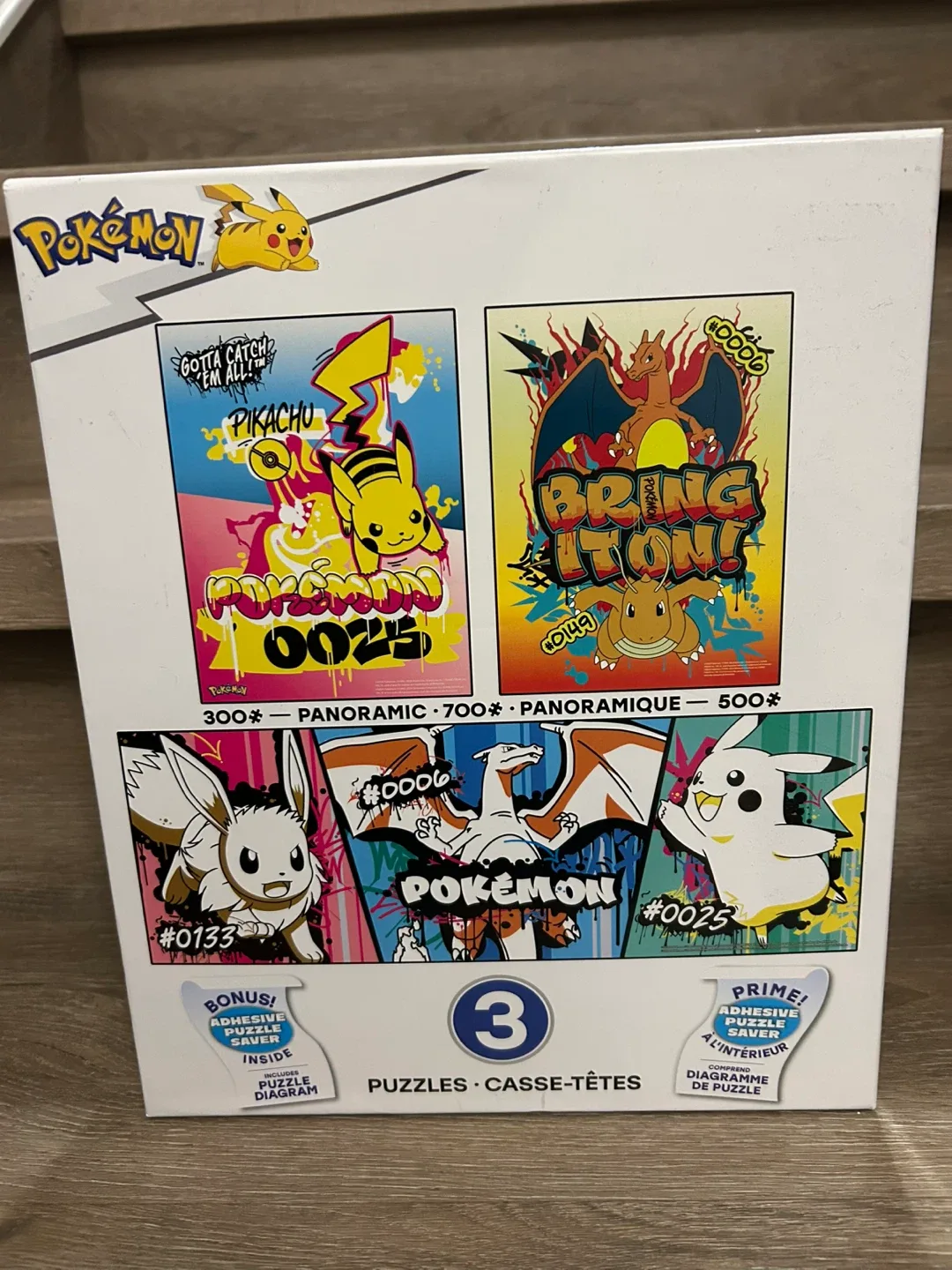 Buffalo Pokémon 3-Pack Puzzles