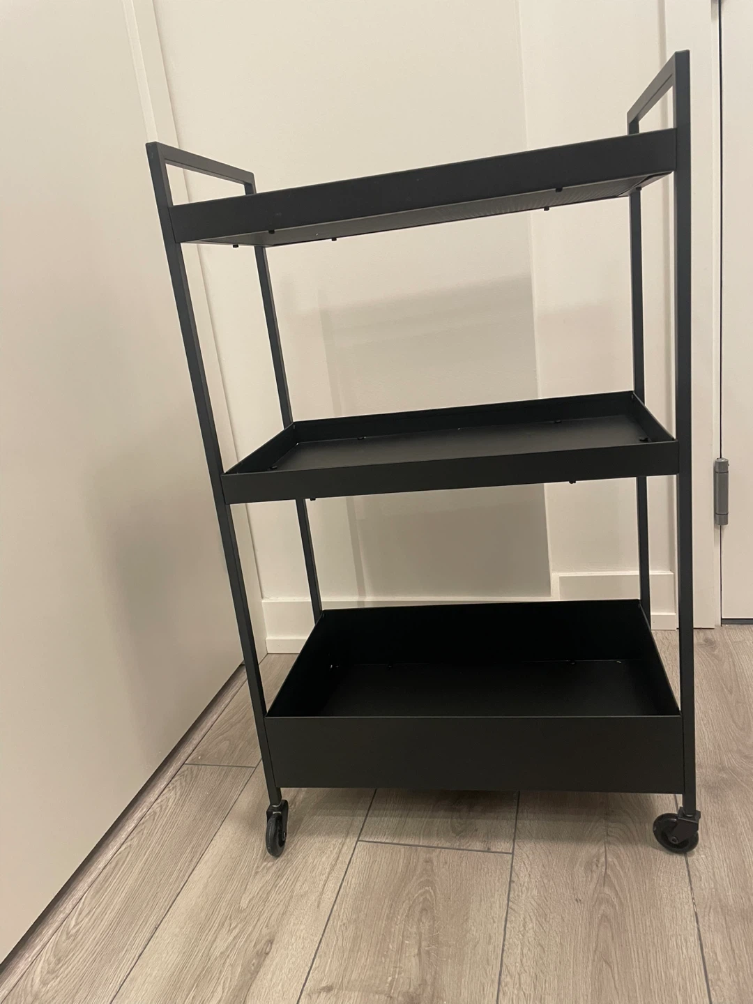 Black Rolling Cart/ Utility Cart - photo 2