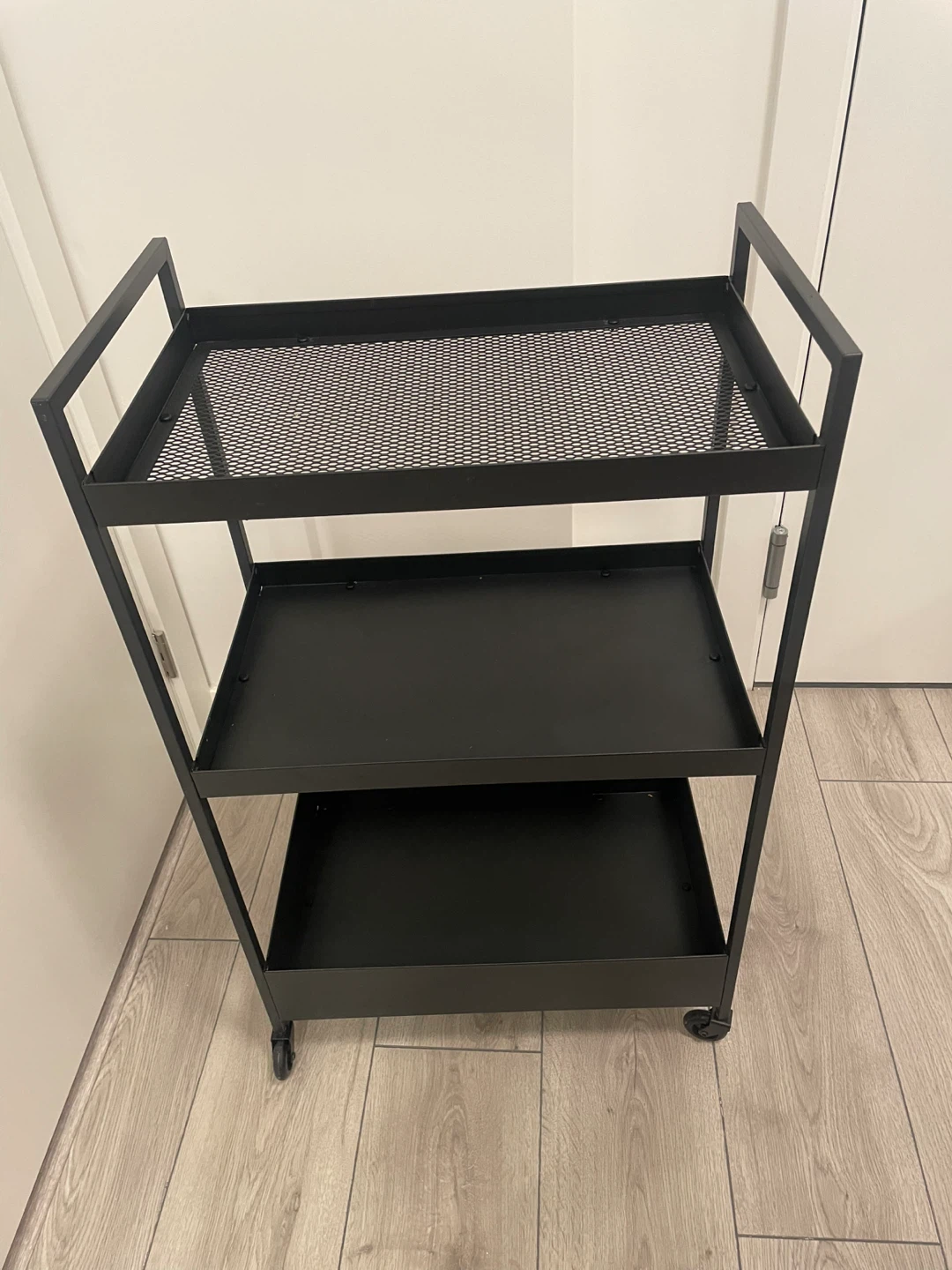 Black Rolling Cart/ Utility Cart