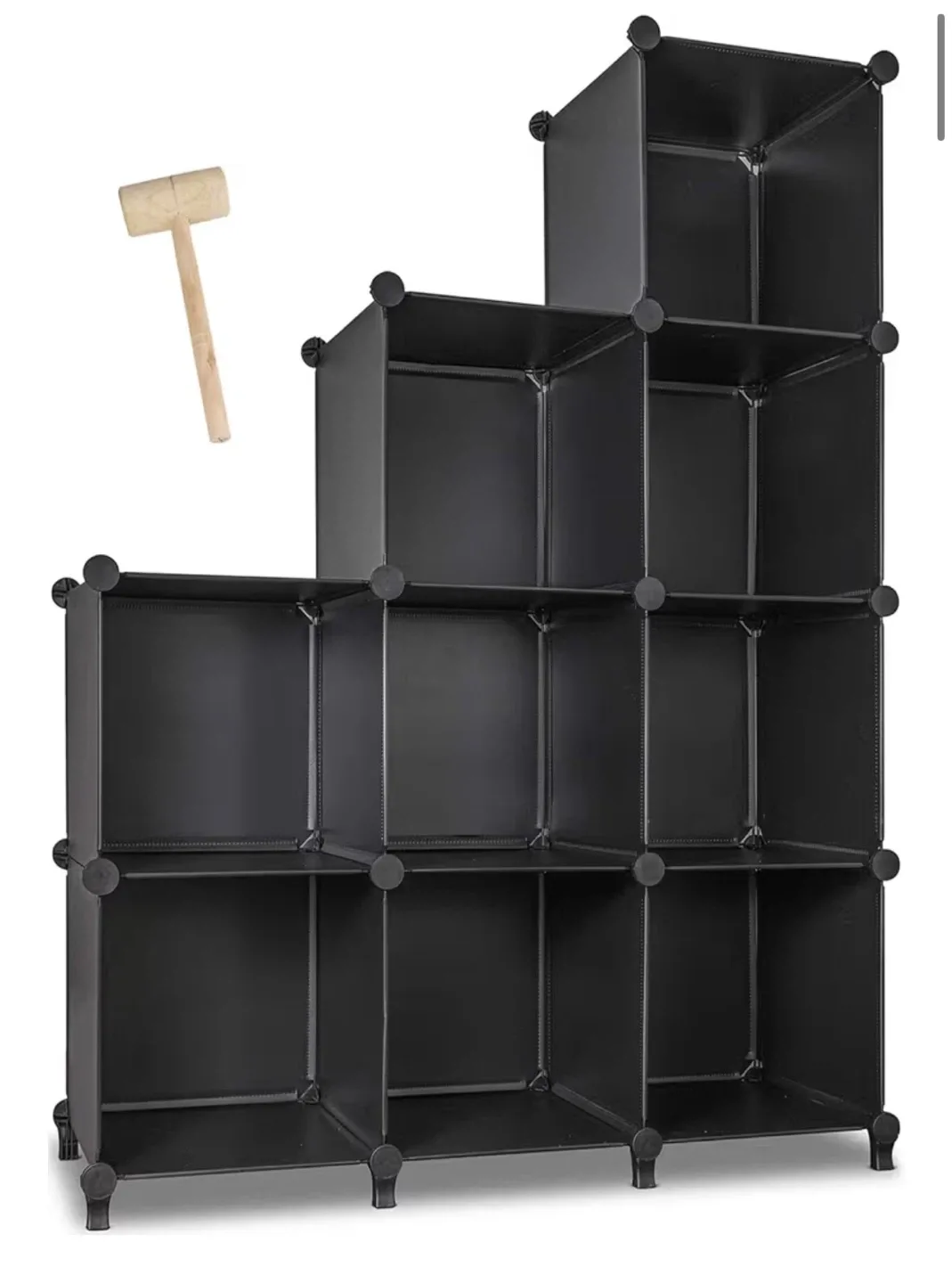 Cube Storage Shelves - Black