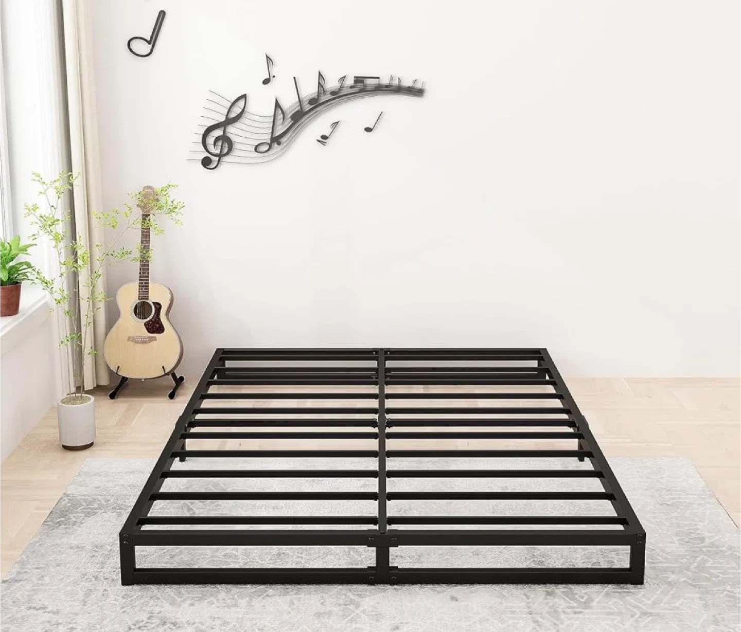 Metal Bed Frame - Queen Size
