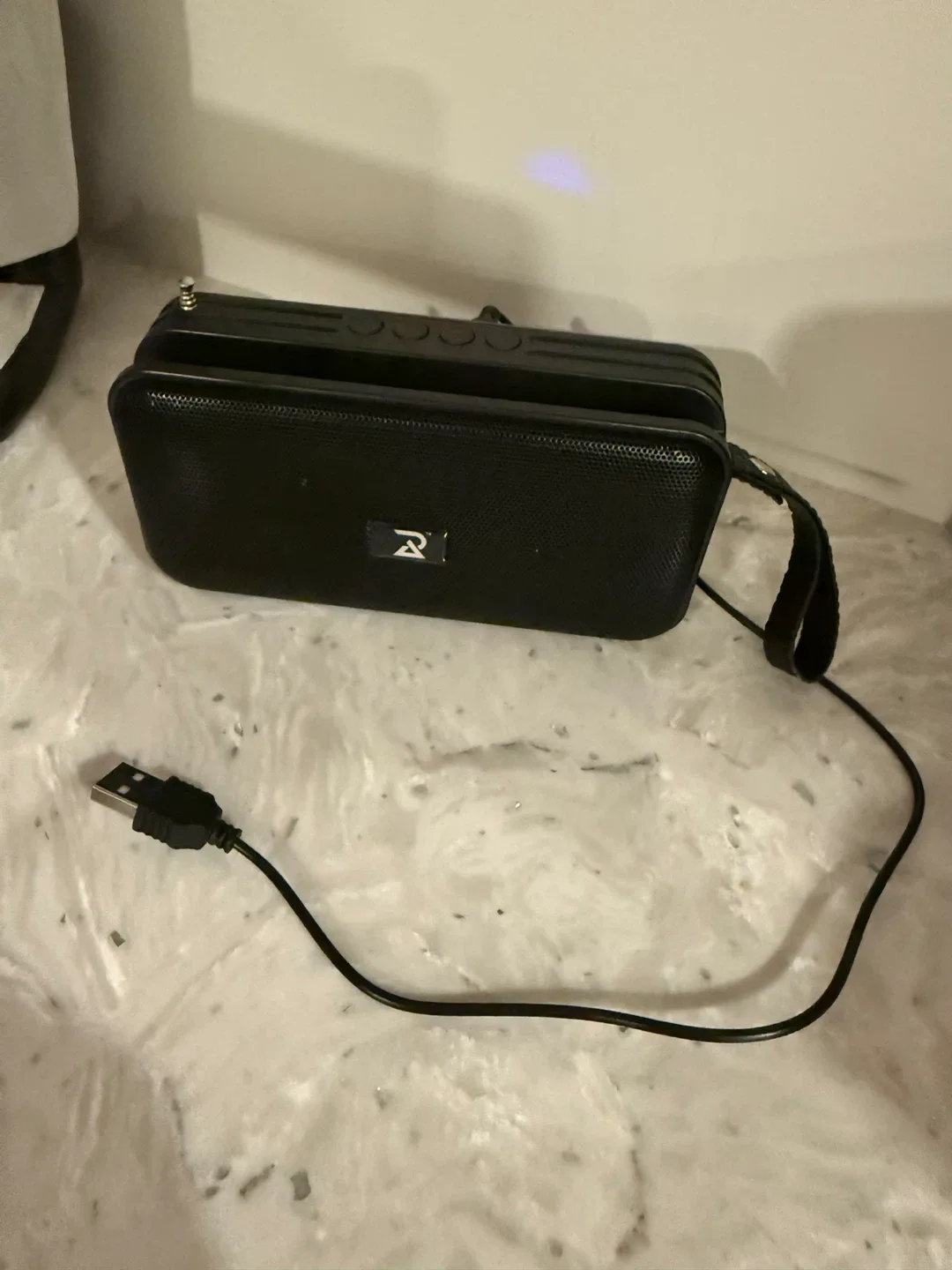 Portable Black Bluetooth Speaker