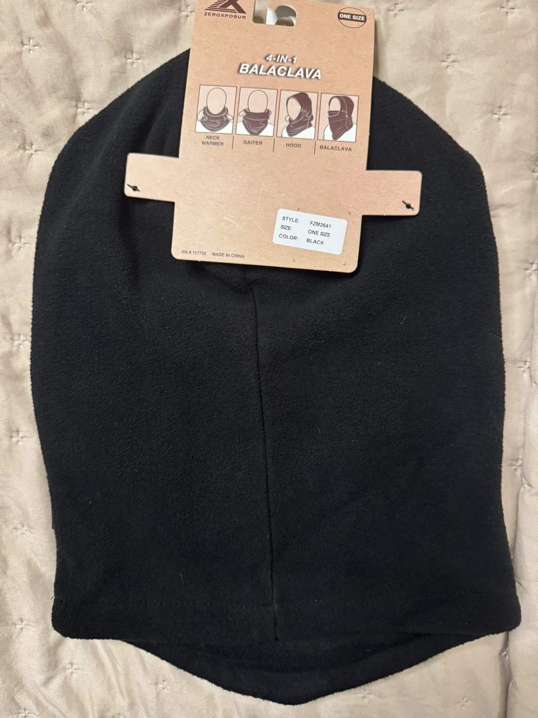 ZeroXposur 4-in-1 Balaclava - One Size Black - photo 4