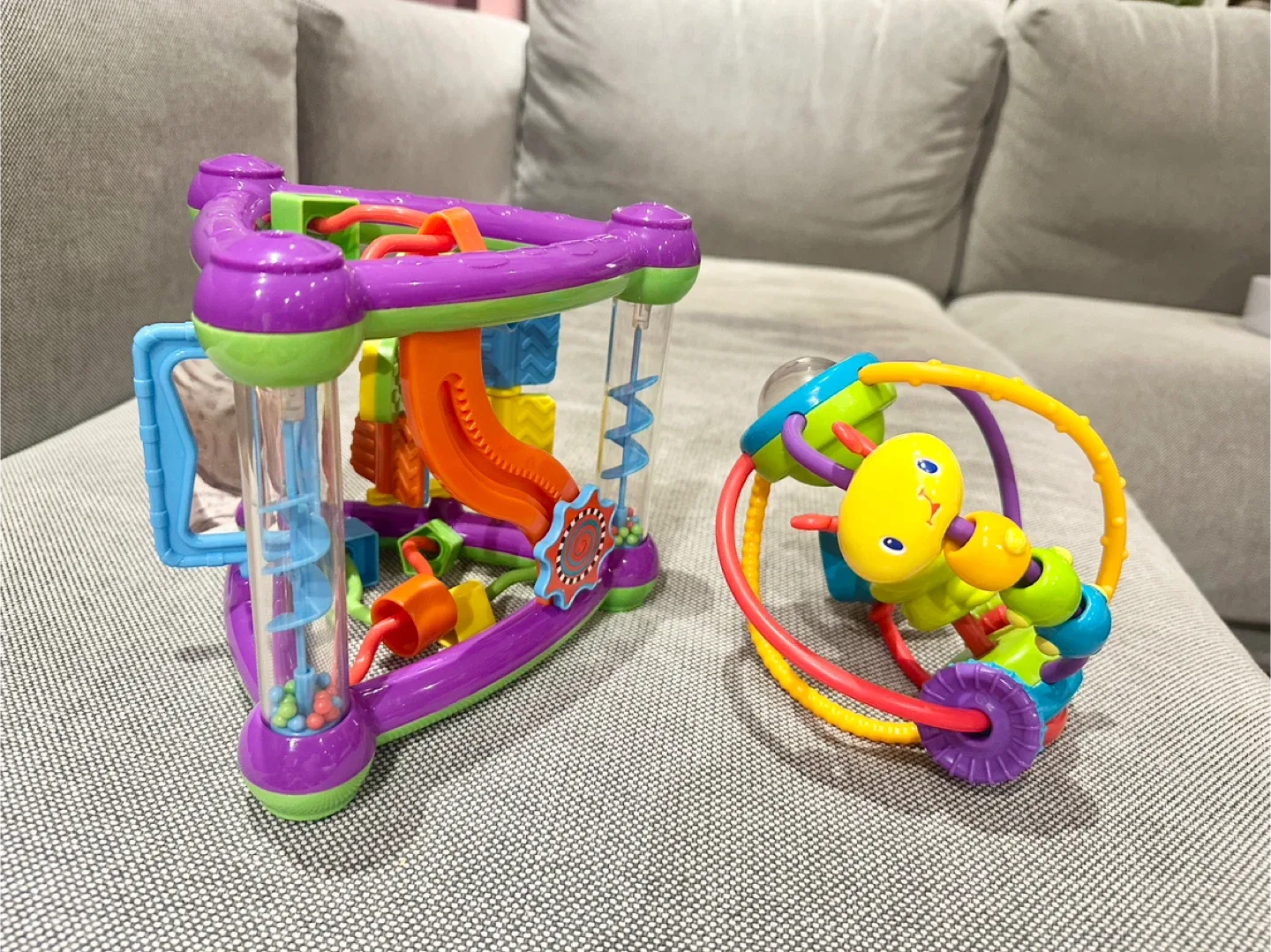 Bundle of Baby & Toddler Toys, including ball track and walker image indicator(7)