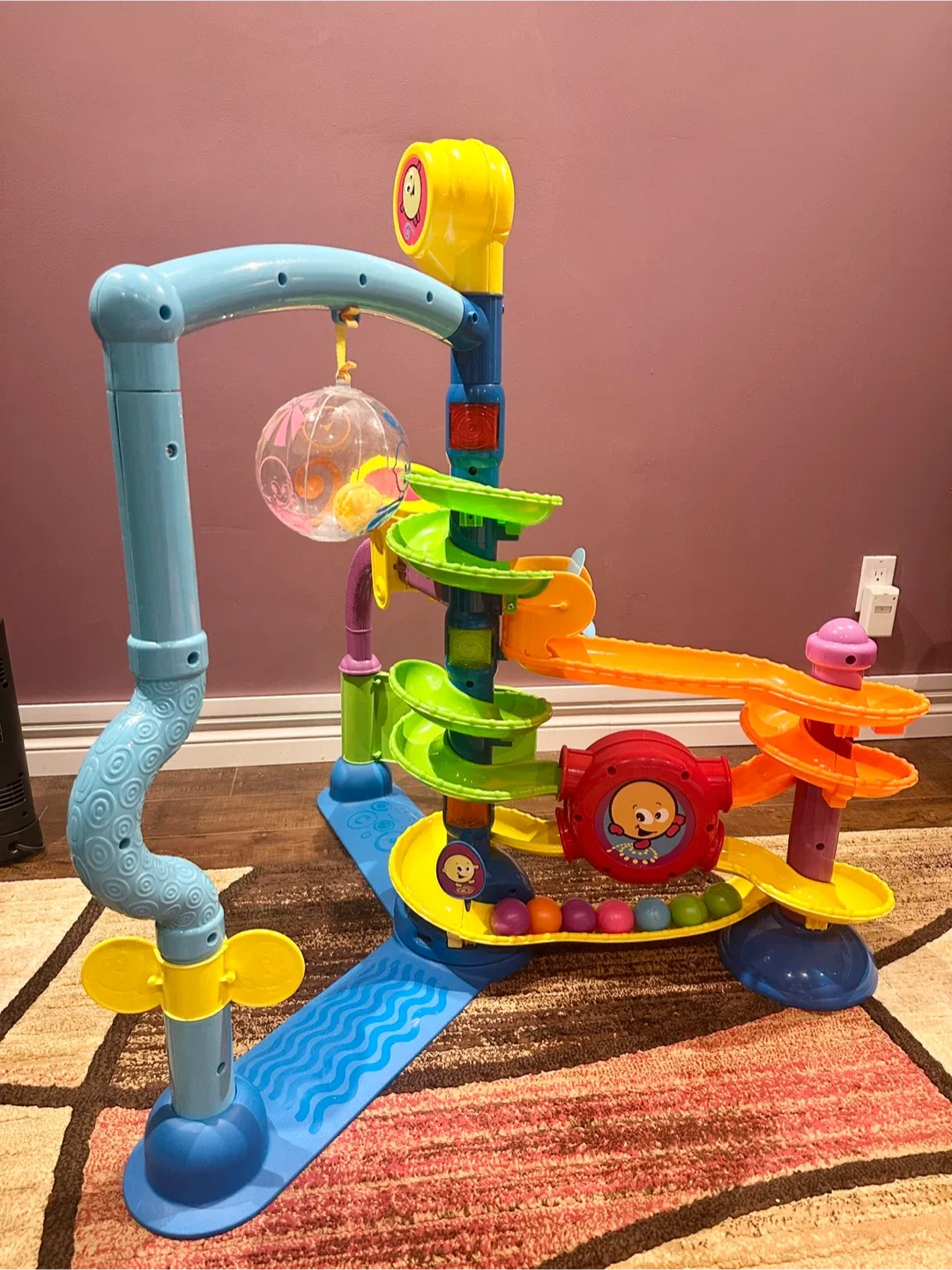 Bundle of Baby & Toddler Toys, including ball track and walker image indicator(3)
