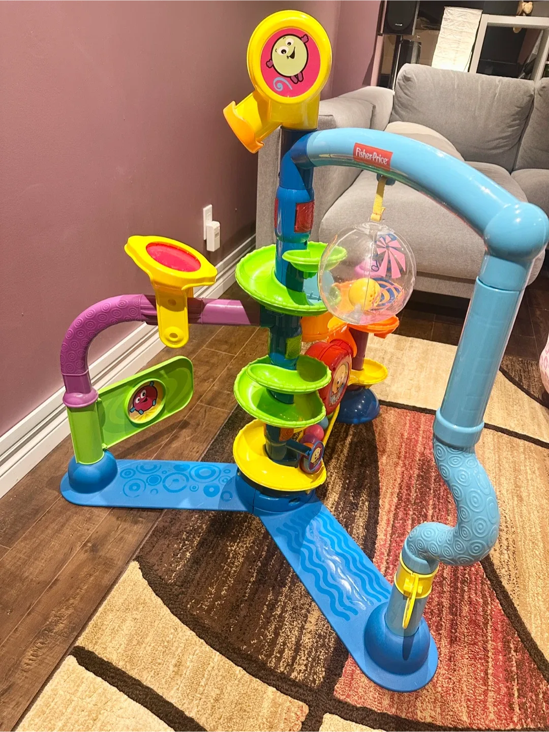 Bundle of Baby & Toddler Toys, including ball track and walker image indicator(4)
