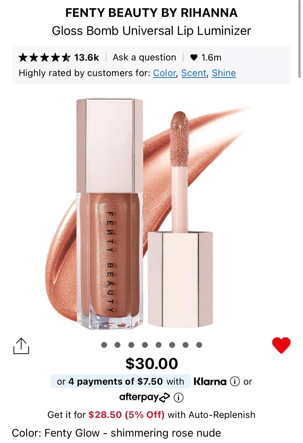 Fenty Beauty Gloss Bomb image indicator(4)