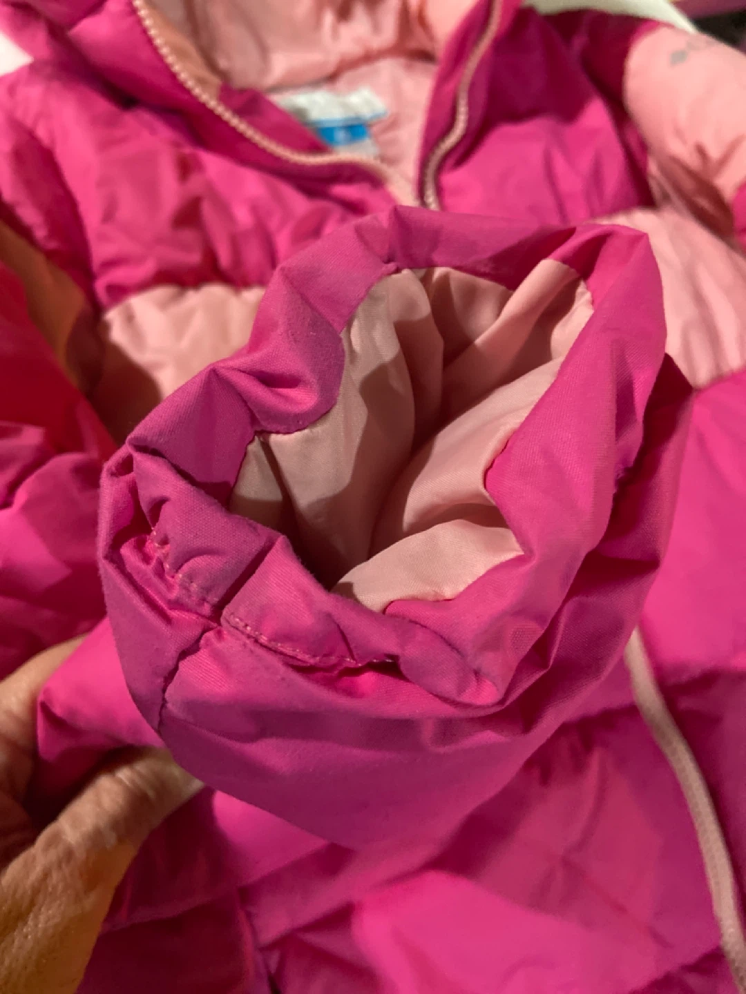 Columbia Puffer Jacket - Size L (14/16) - Pink - photo 3