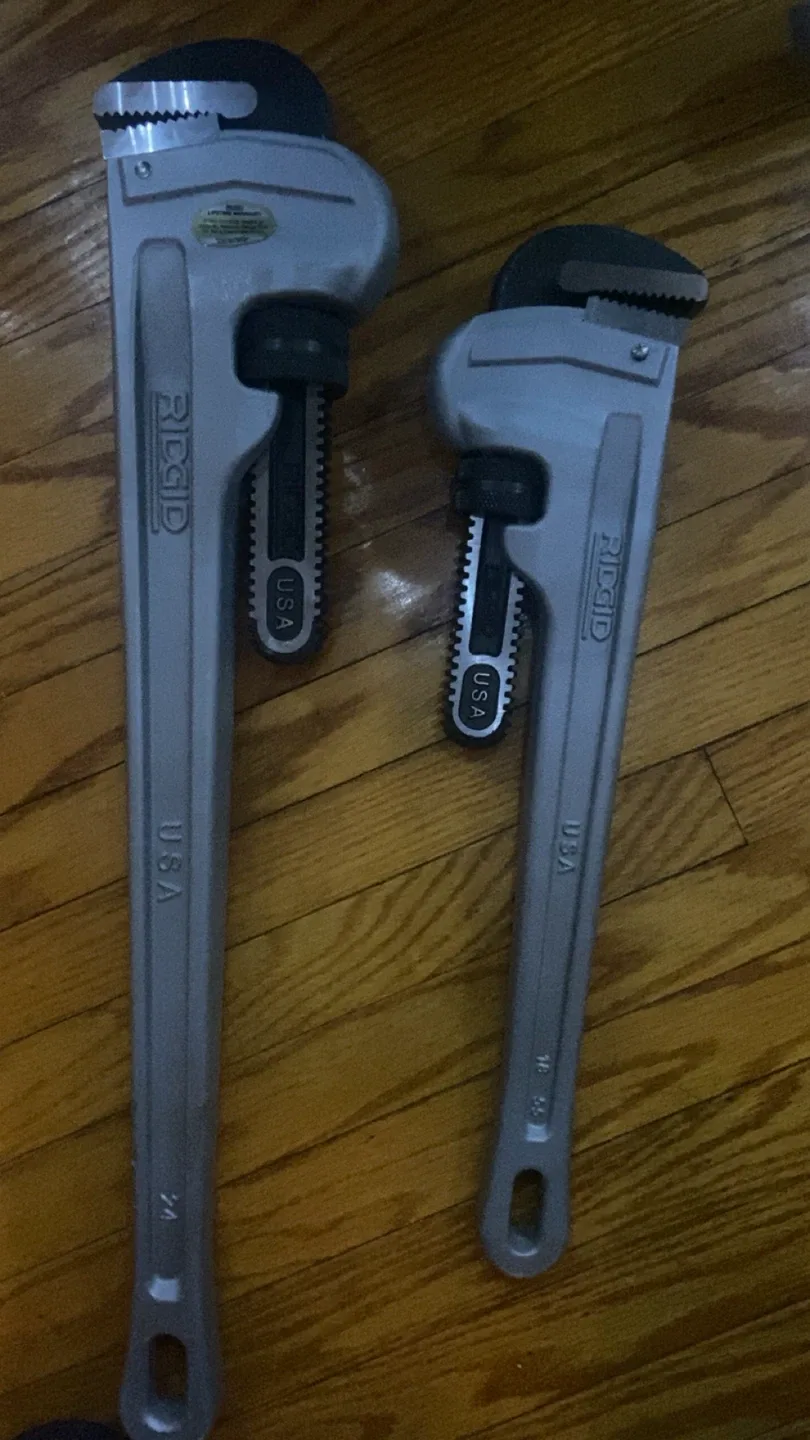 New Ridgid Pipe Wrenches - 24, 18 and  14 inch