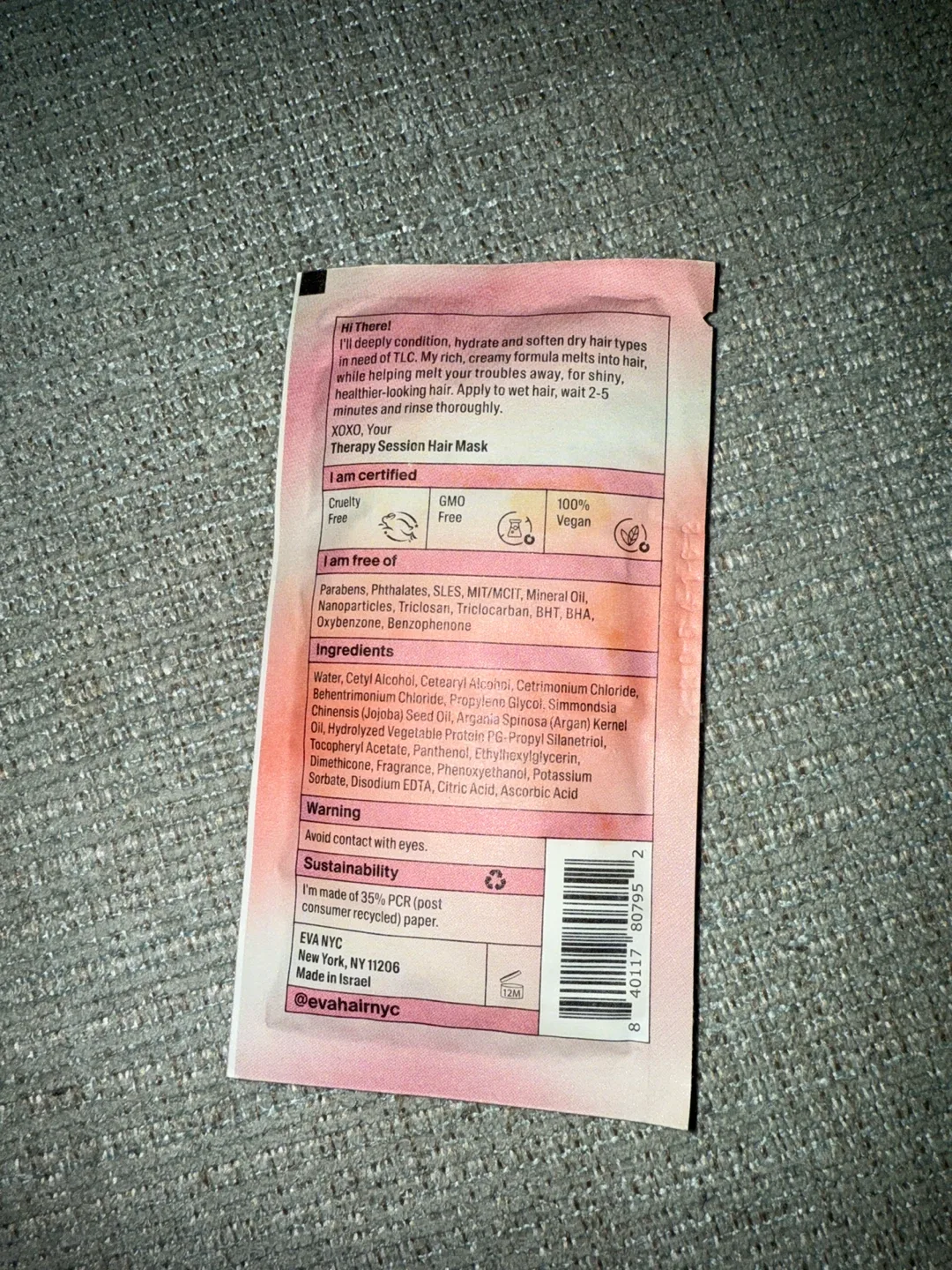 Eva NYC Therapy Session Hair Mask - New image indicator(2)