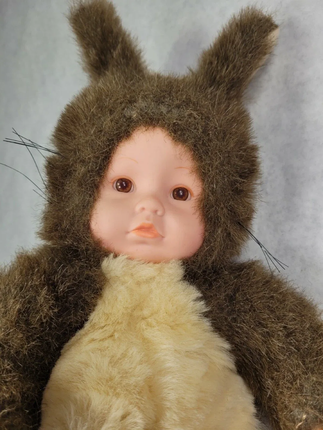 Vintage 1998 16" Anne Geddes Baby Doll Squirrel Doll image indicator(4)