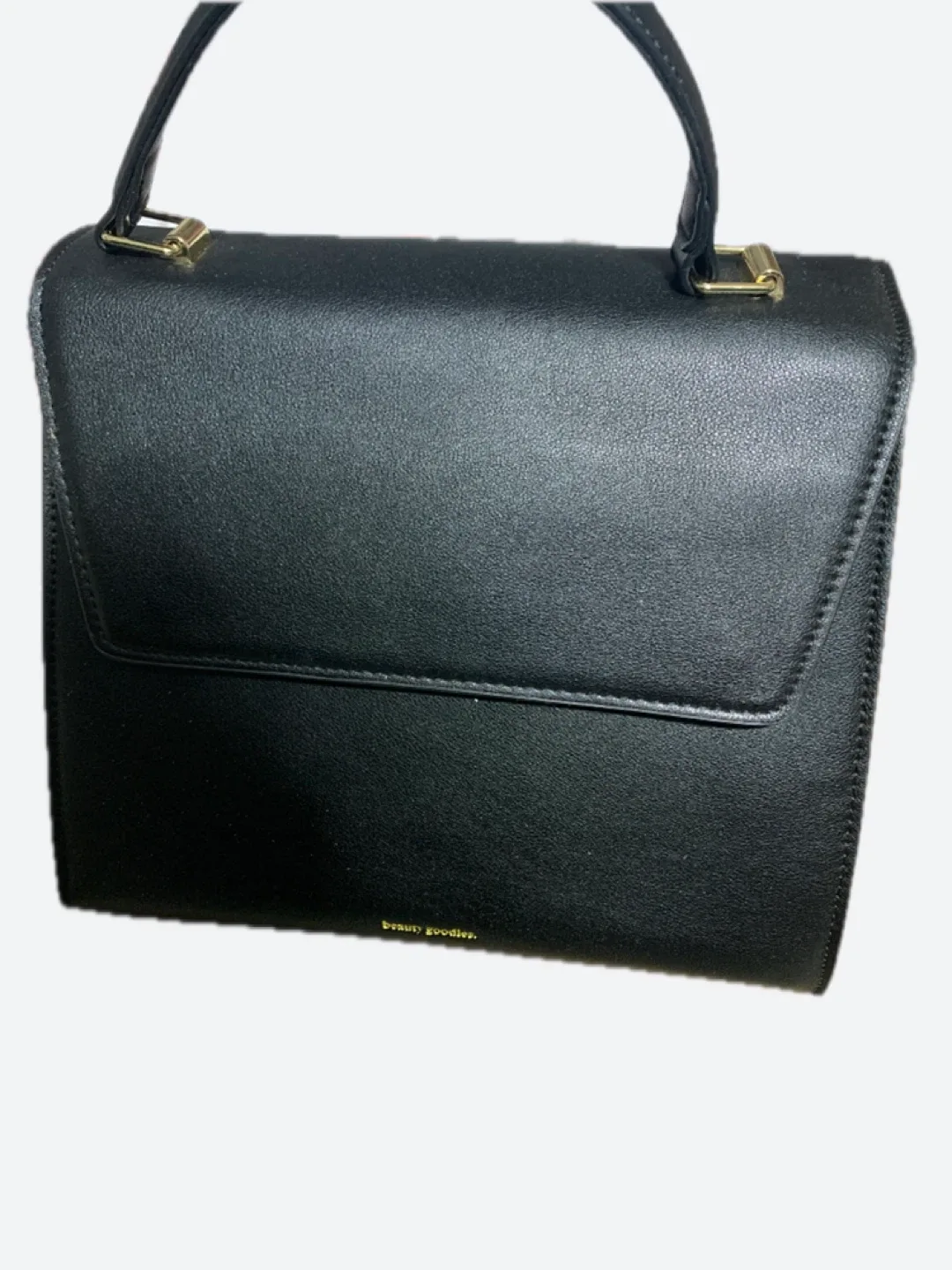 Beauty Goodier Black Leather Handbag