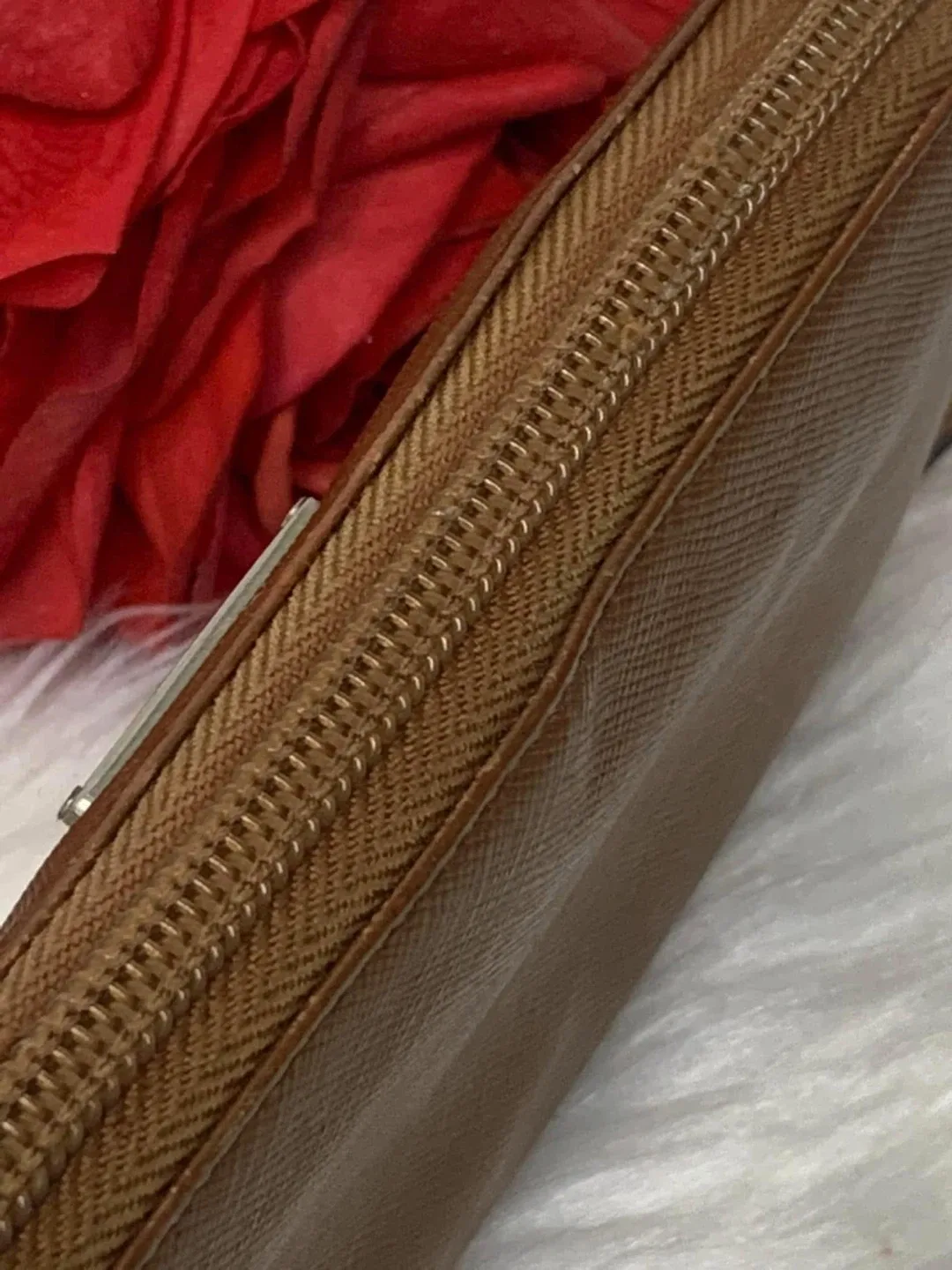 Prada Saffiano Leather Wallet - Tabacco Brown image indicator(7)