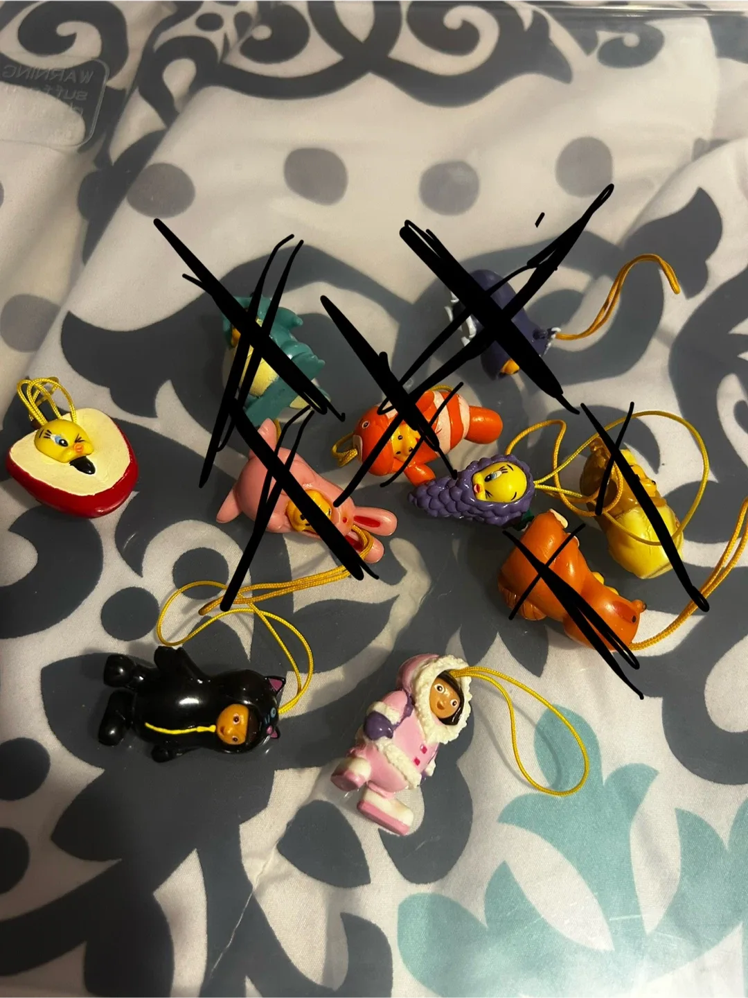 Peek a poo keychains #freecycle