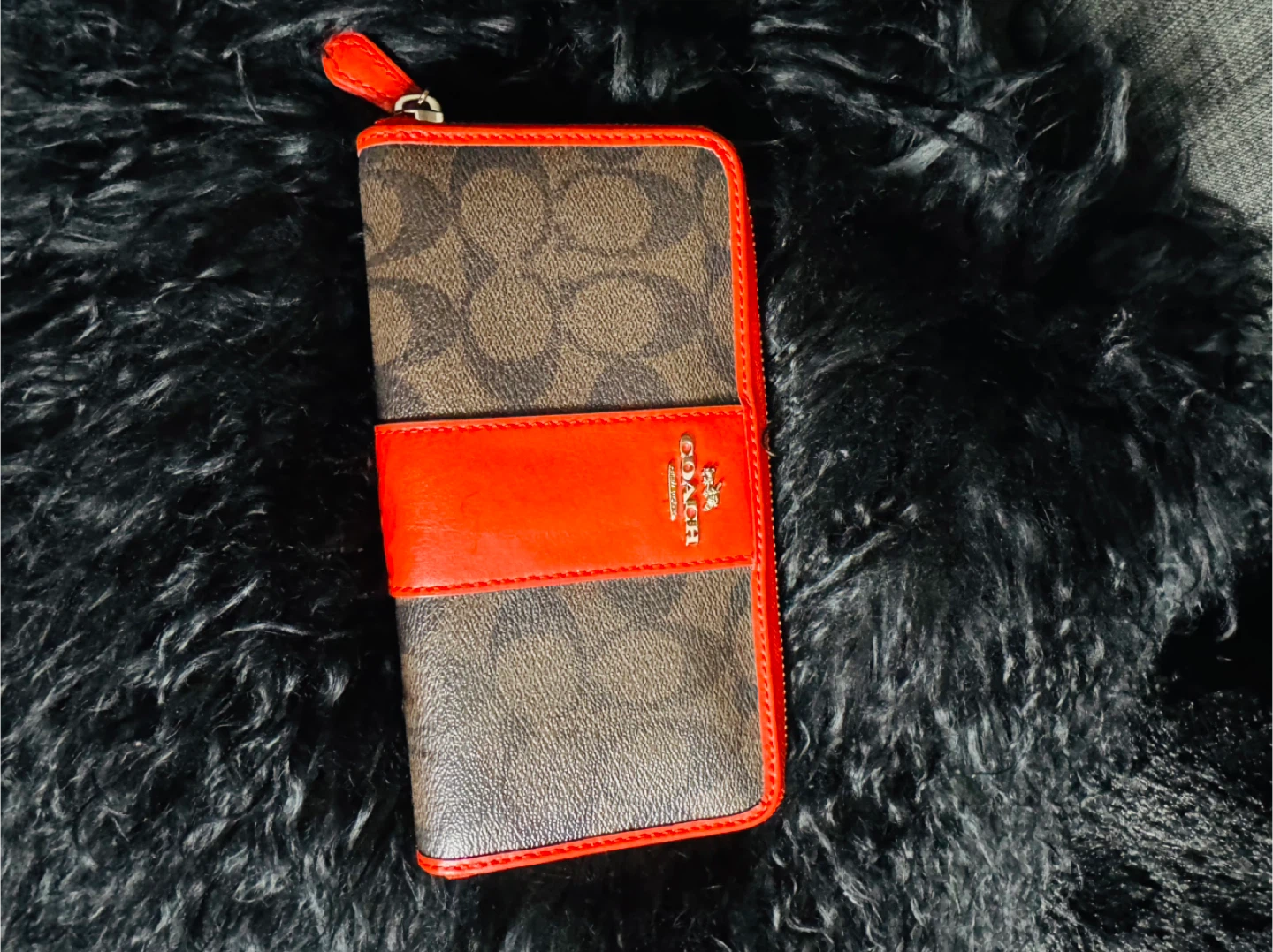 Coach Brown/Red Wallet - photo 3