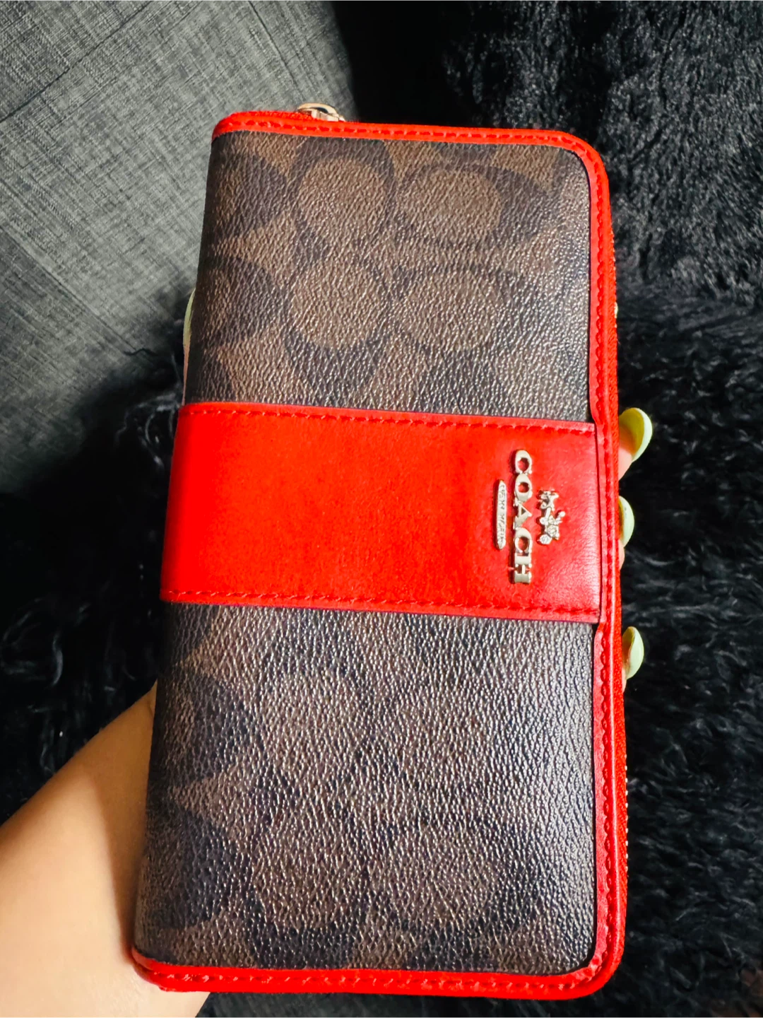 Coach Brown/Red Wallet - photo 2