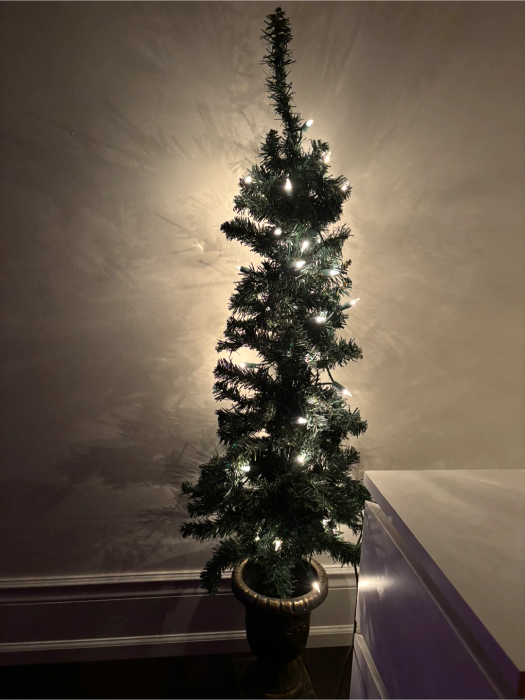 Small Christmas Tree with Lights