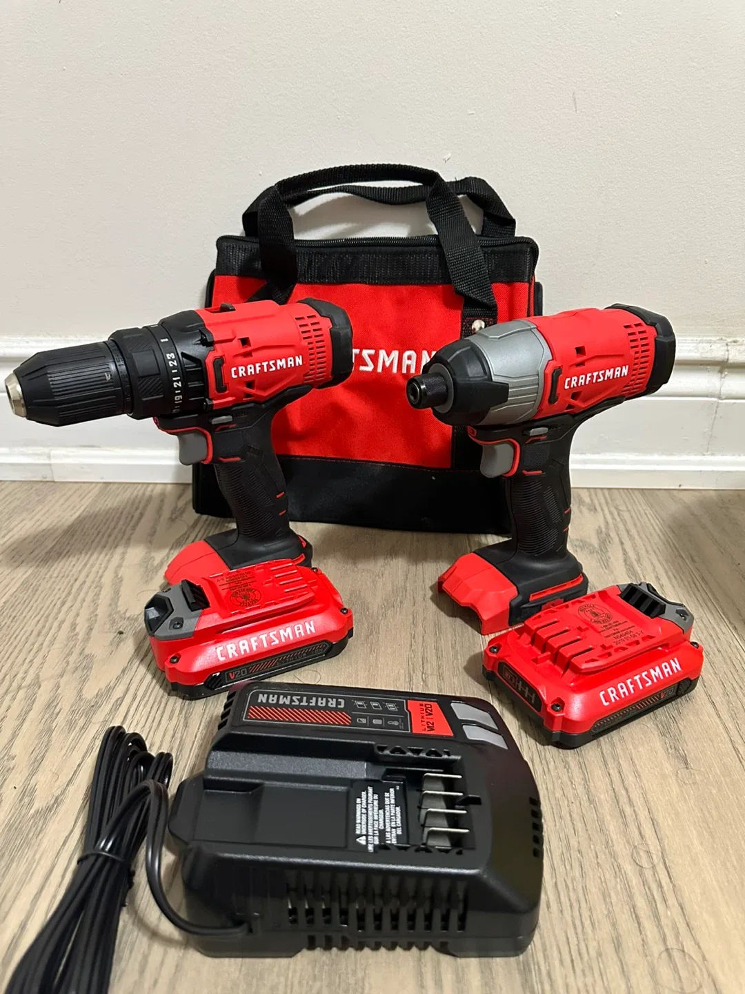 Craftsman V20 Cordless Drill and Impact Driver Kit