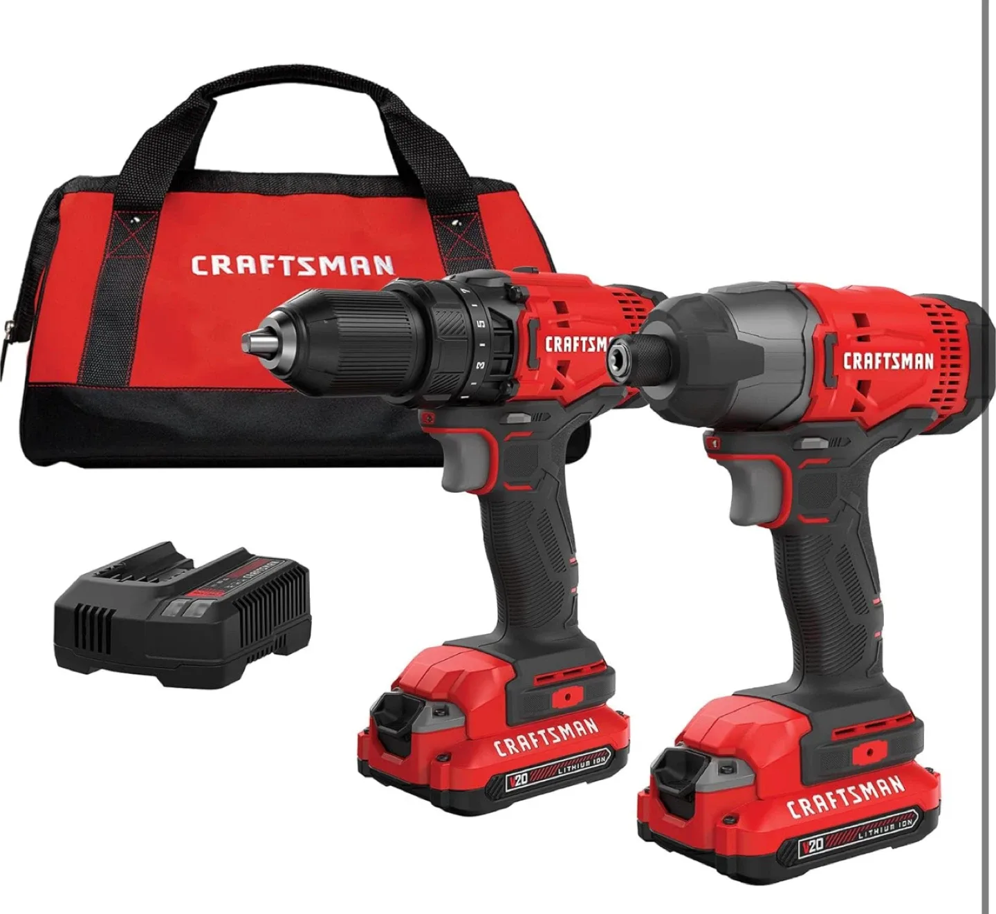 Craftsman V20 Cordless Drill and Impact Driver Kit image indicator(2)