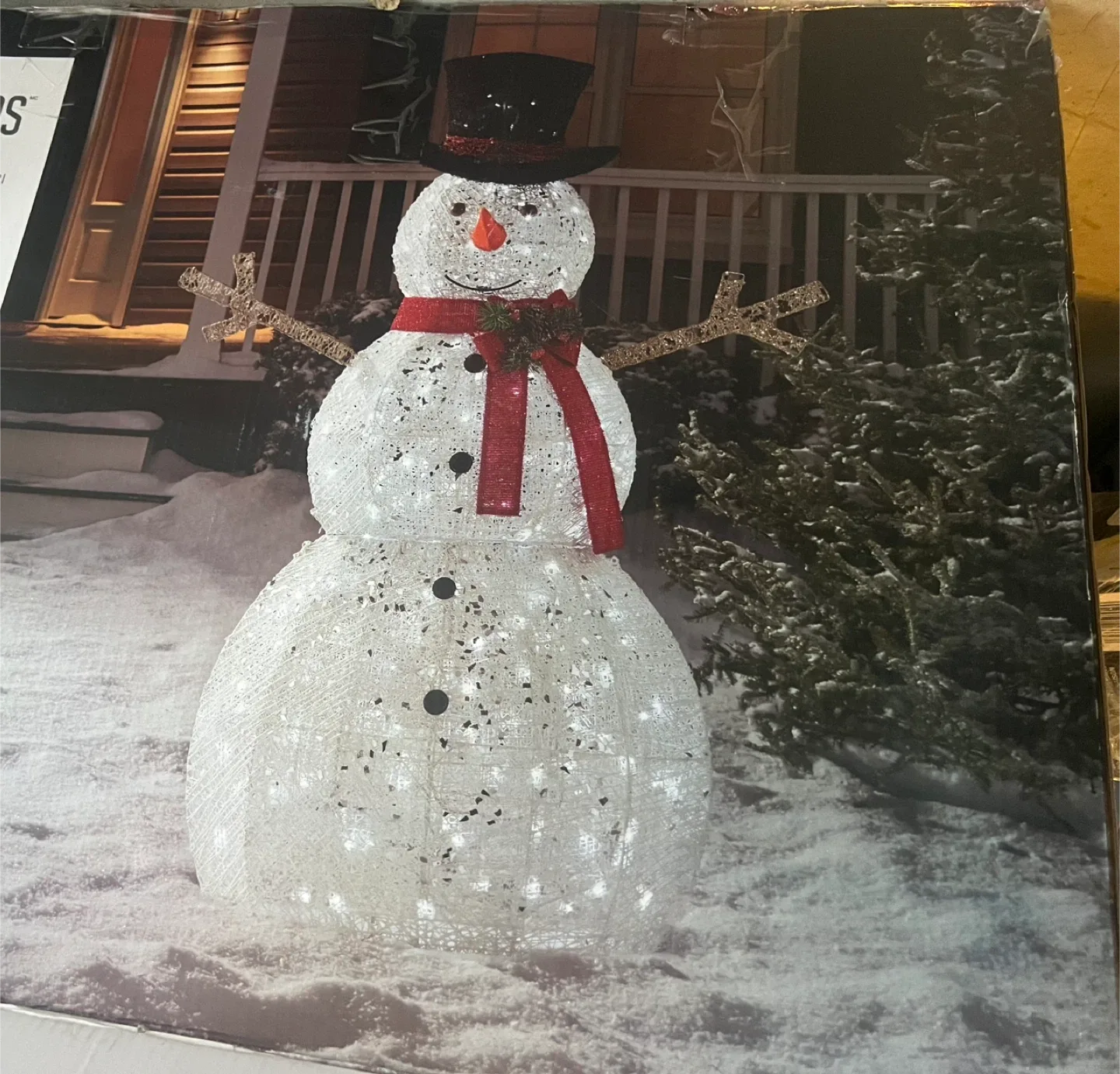 5' LED Snowman - Indoor/Outdoor Decoration image indicator(2)