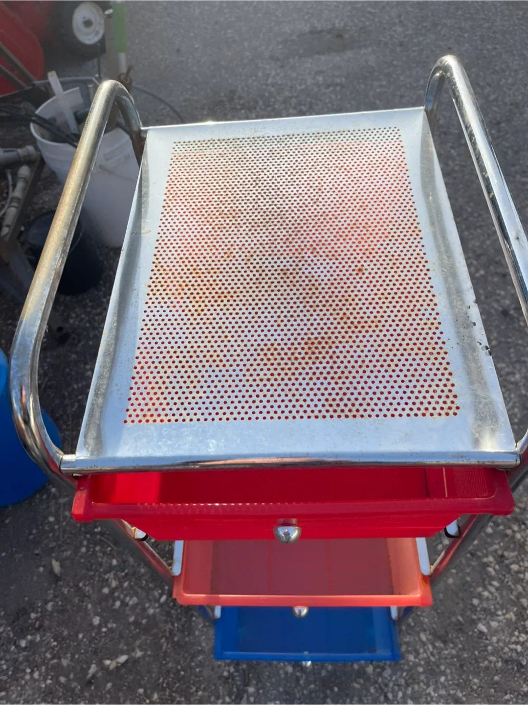 Rolling Storage Cart with 3 Drawers image indicator(3)