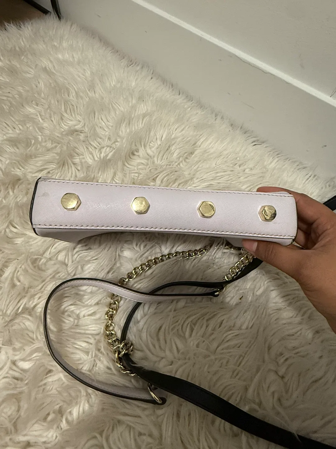 Rebecca Minkoff Black & Lilac Crossbody Bags image indicator(4)