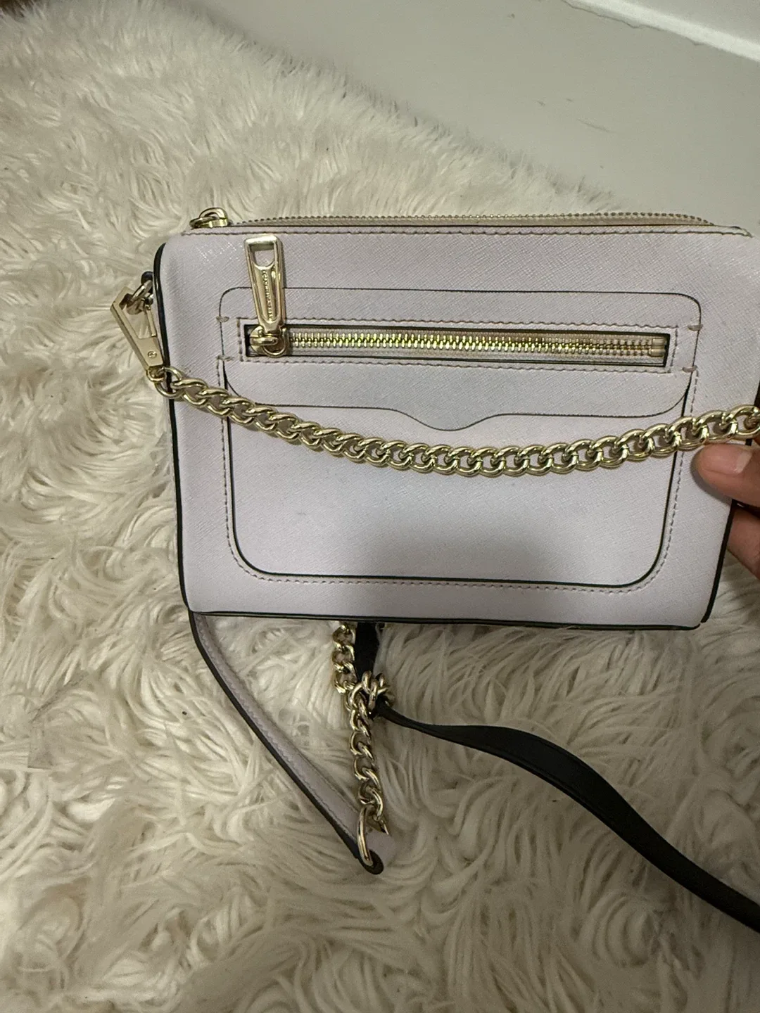 Rebecca Minkoff Black & Lilac Crossbody Bags image indicator(5)