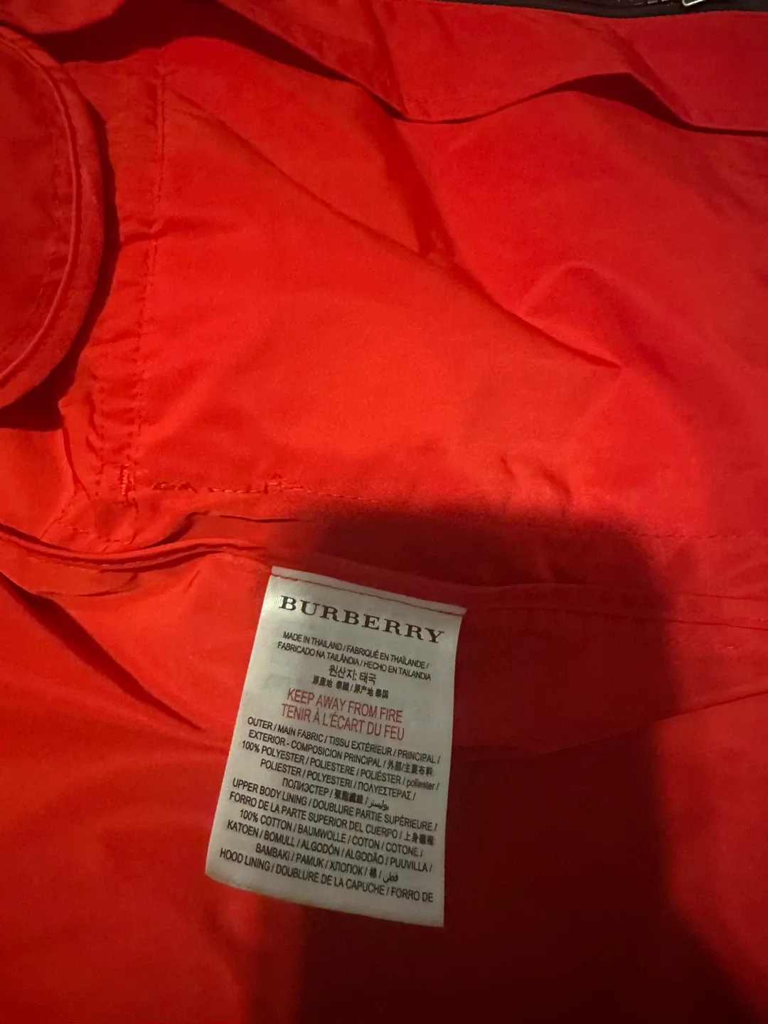 Burberry Red Jacket image indicator(3)