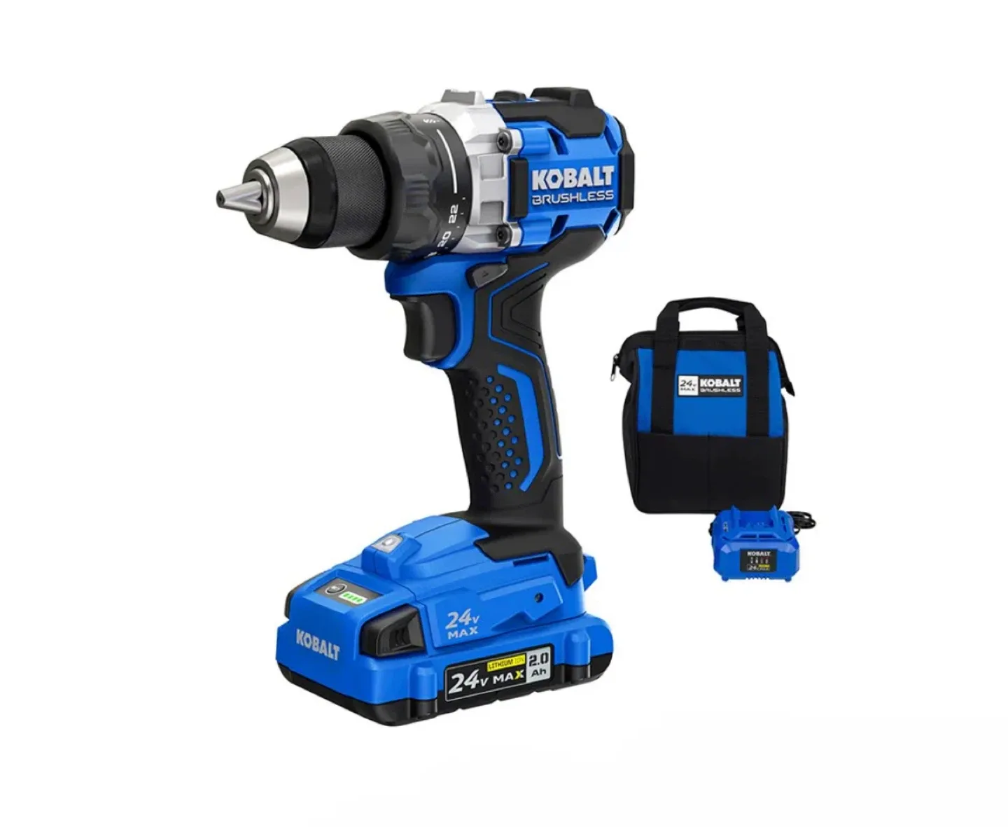 Kobalt XTR 24V Max Brushless Drill/Driver Kit