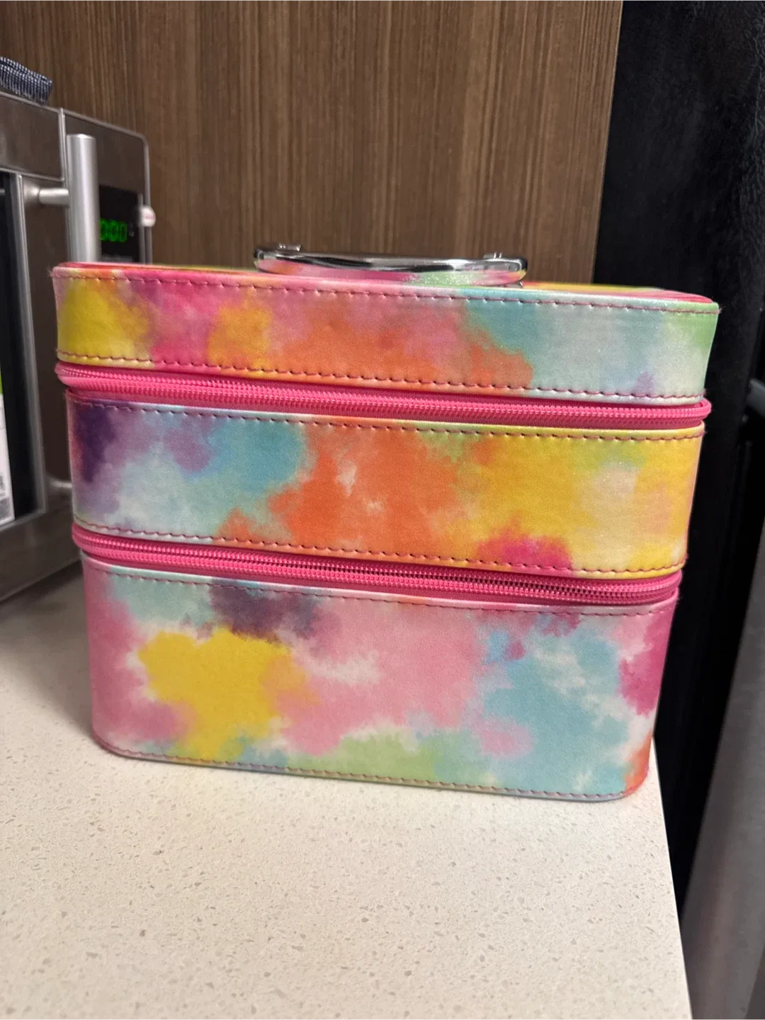 Colorful Makeup Train Case