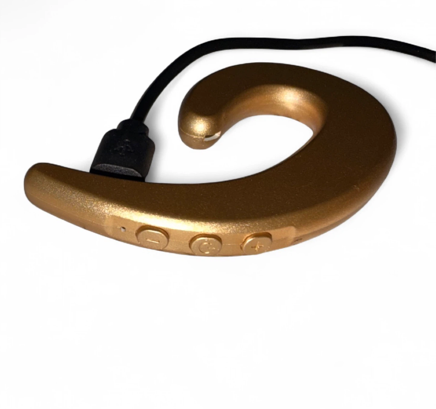 NWOB Gold HD Music Bluetooth Headset Ear Piece - photo 5