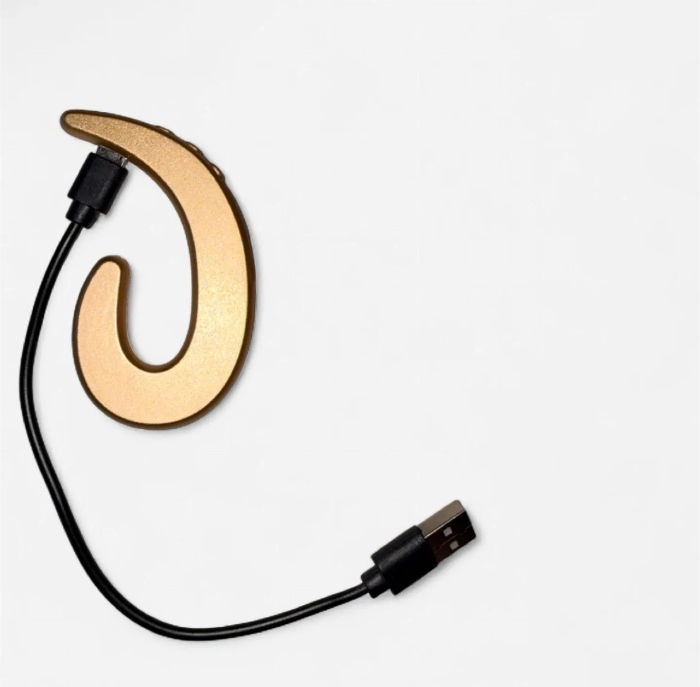 NWOB Gold HD Music Bluetooth Headset Ear Piece image indicator(3)