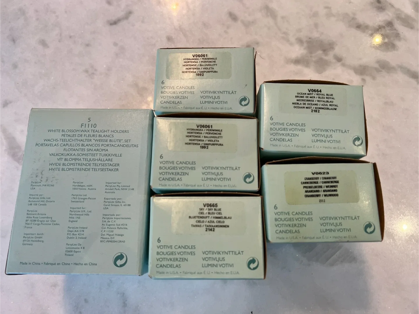 PartyLite VOTIVES Candles $5.00 box of 6 image indicator(5)